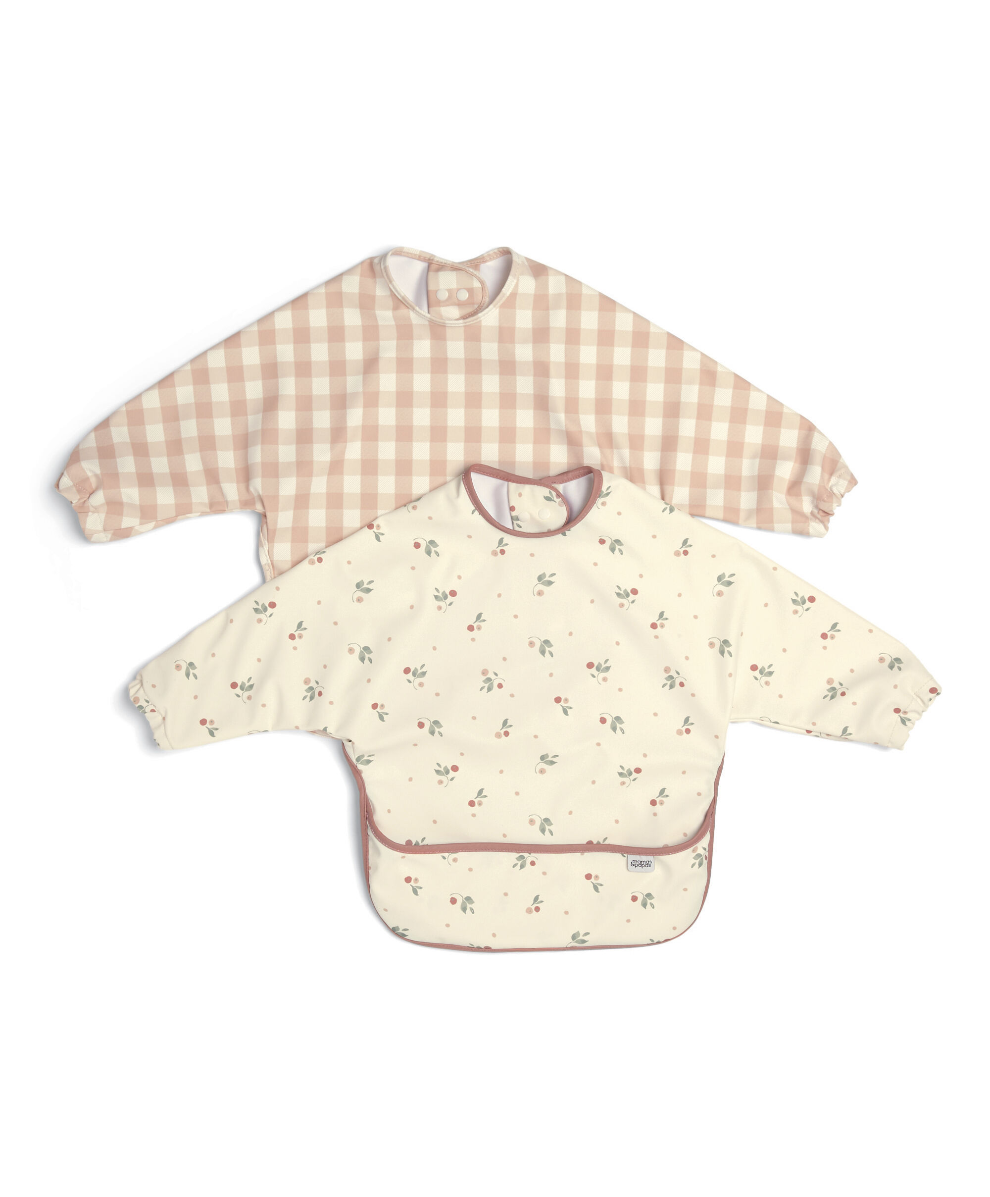 Long Sleeve Bib (Pack of 2) - Berry Picnic image number 2