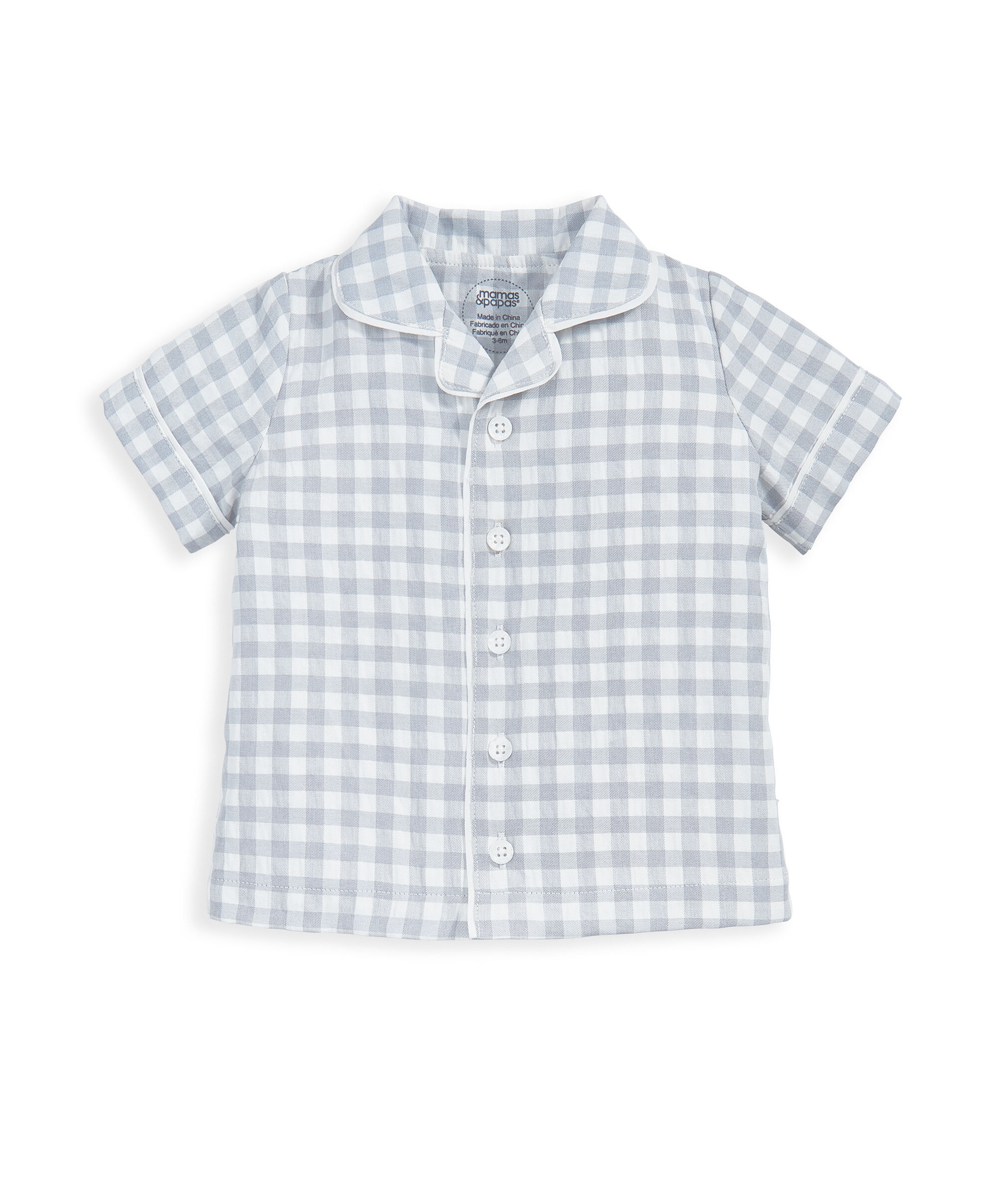 2 Piece Blue Gingham PJs image number 3