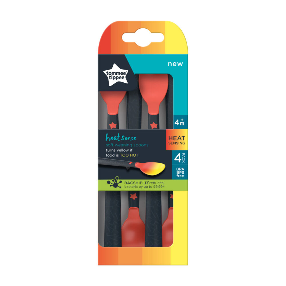 Tommee Tippee 3 x Heat Sensing Weaning Spoons image number 2