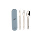 Citron Cutlery Set Dusty Blue/Spaceship image number 1