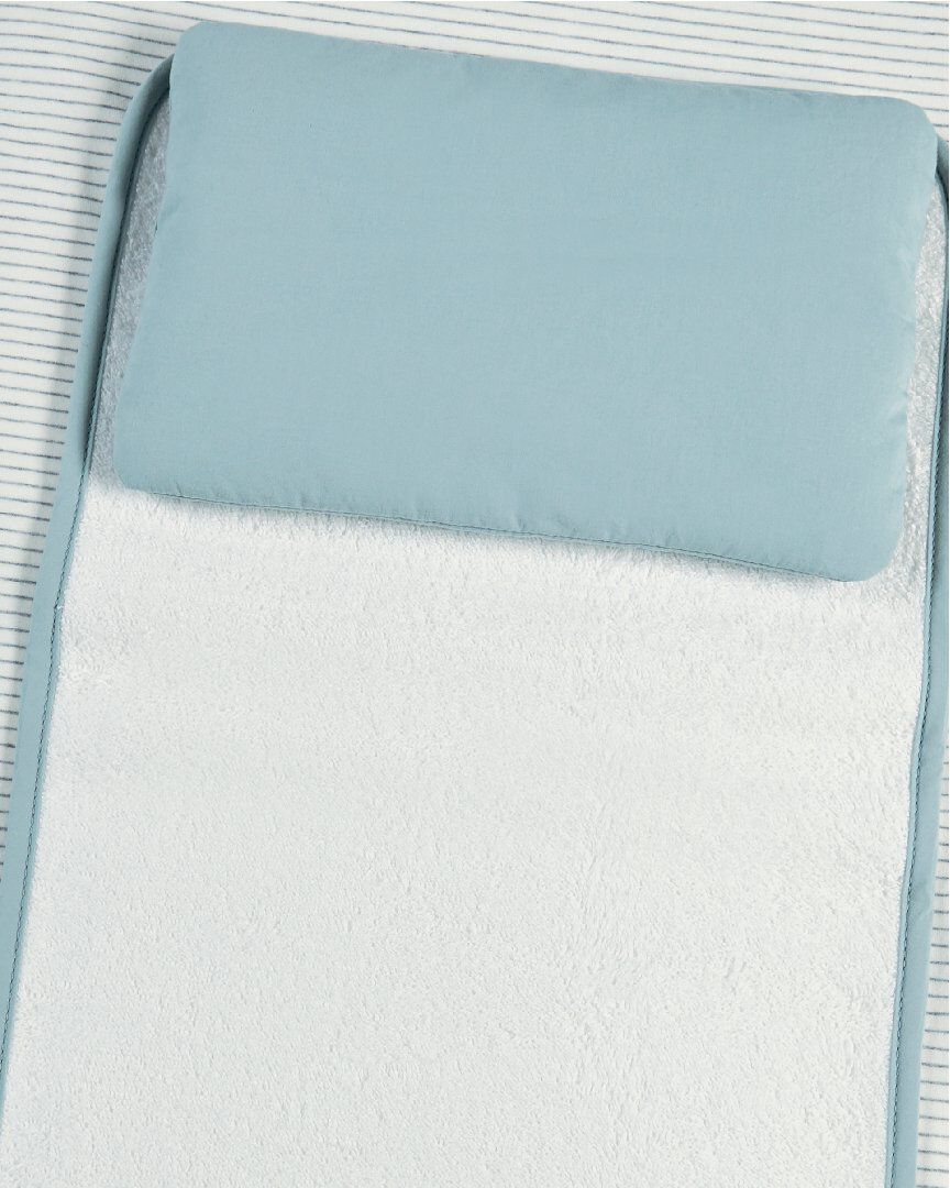 Welcome to the World Luxury Changing Mattress - Blue image number 2