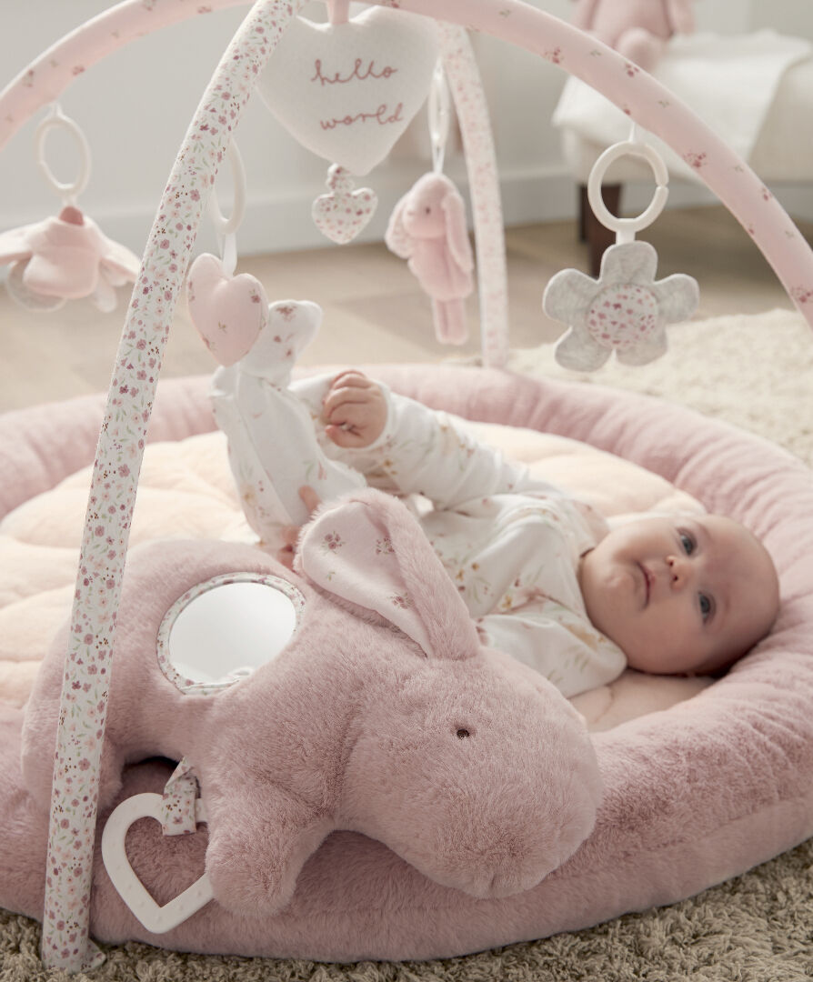Welcome to the World Bunny Playmat - Pink image number 13