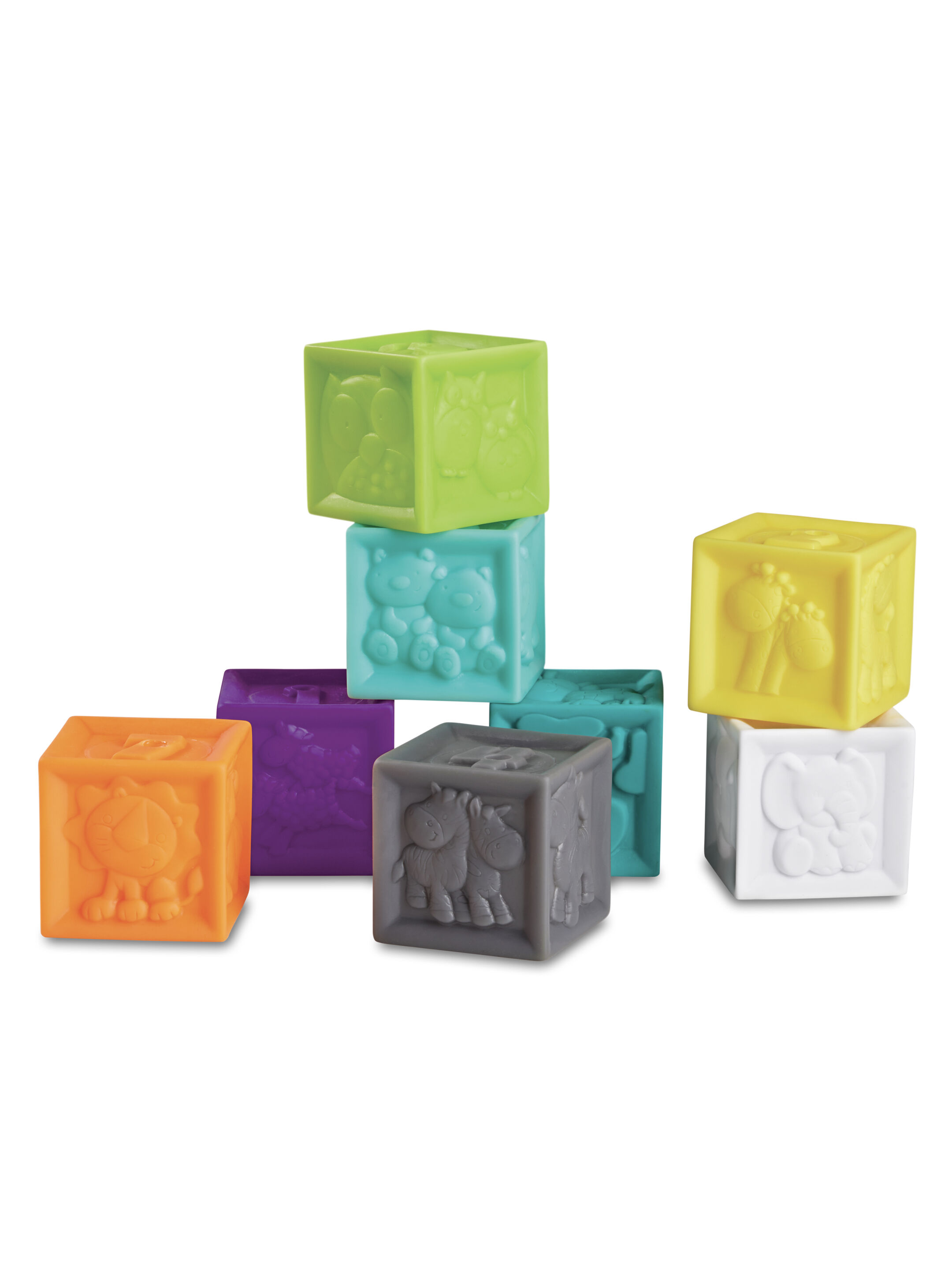 Infantino Squeeze & Stack Block Set - 8 Piece image number 2