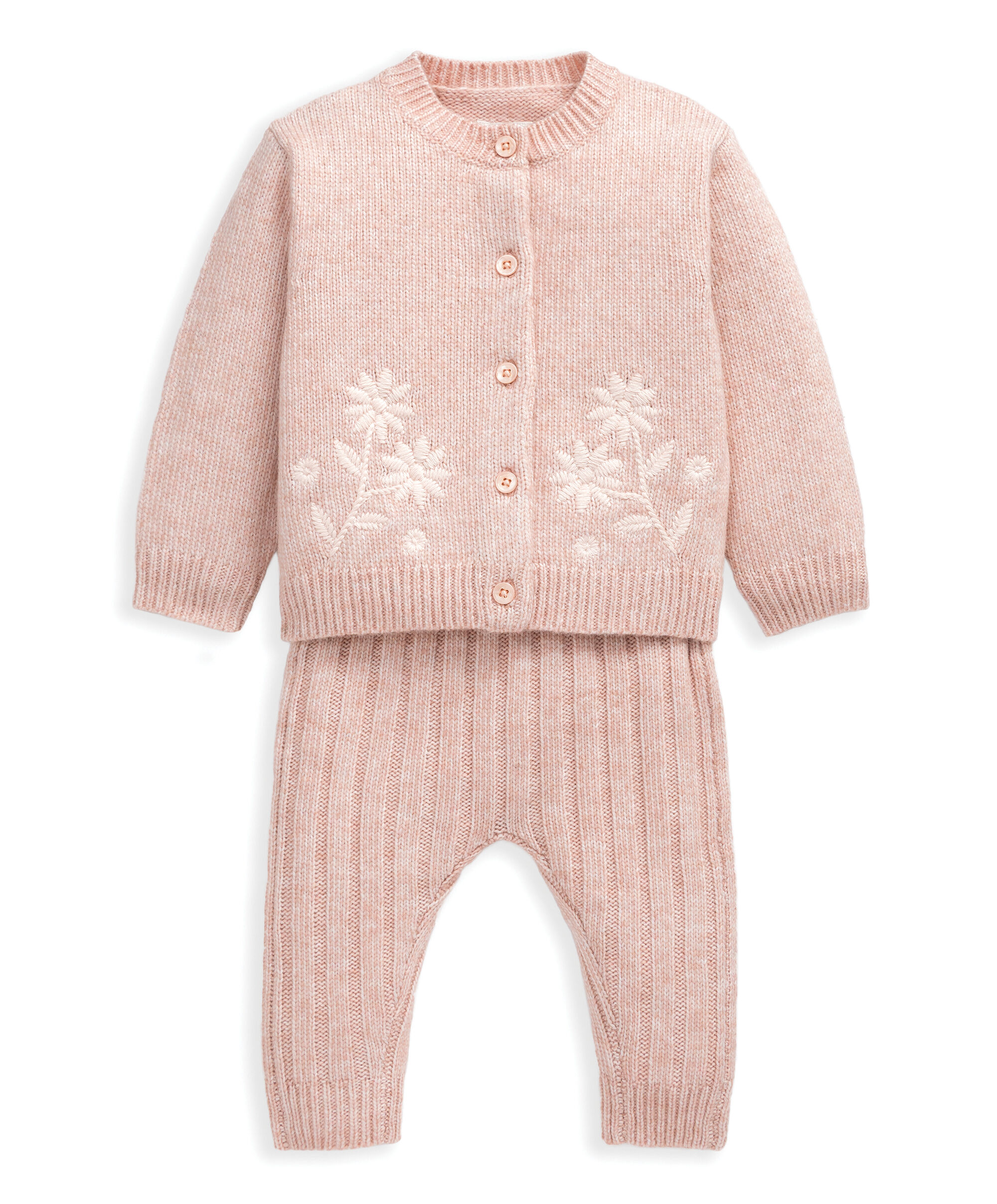 Floral Cardigan & Leggings Outfit Set image number 2