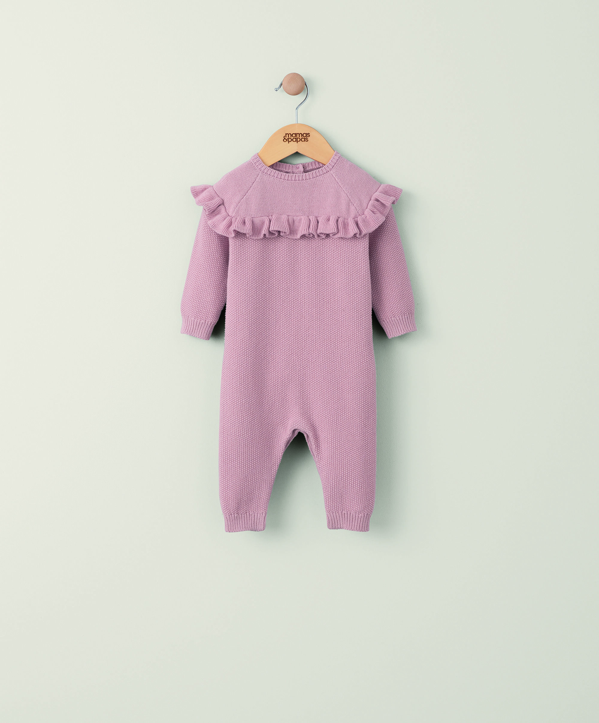 Frill Detail Knitted Romper image number 1