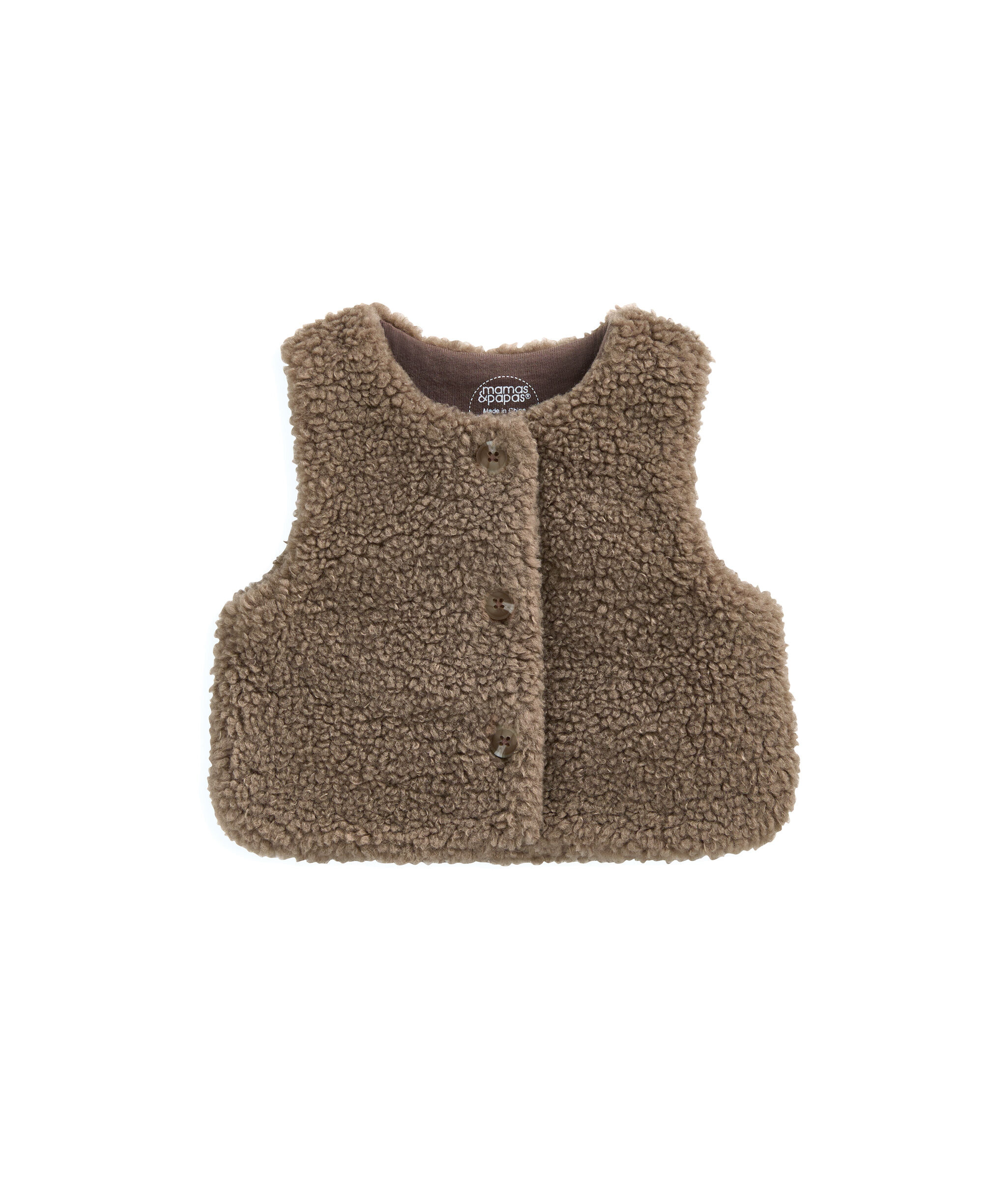 Borg Gilet & All in One Outfit Set - Sand image number 2