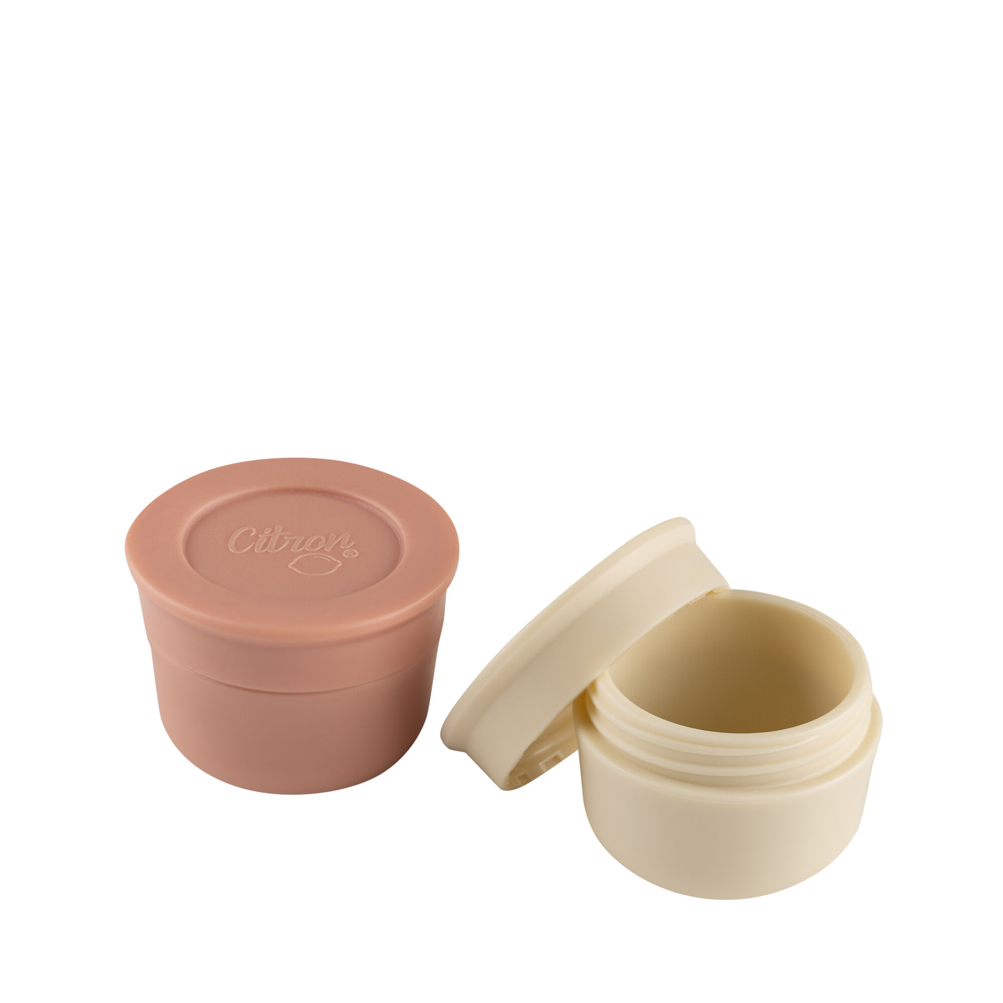 Citron Mini Sauce Containers - Blush Pink/Cream image number 1