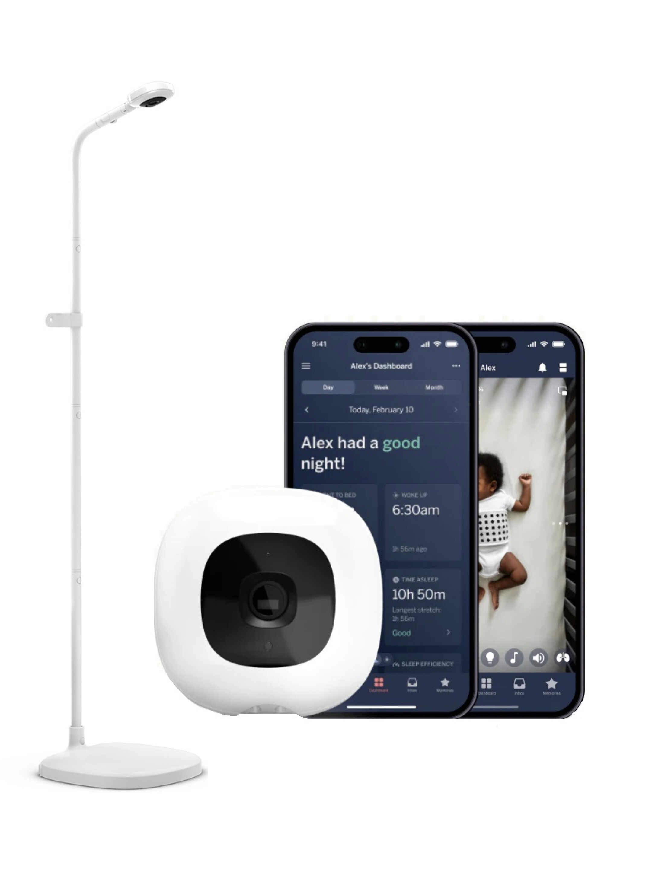 Nanit Pro Baby Monitor + Floor Stand image number 1