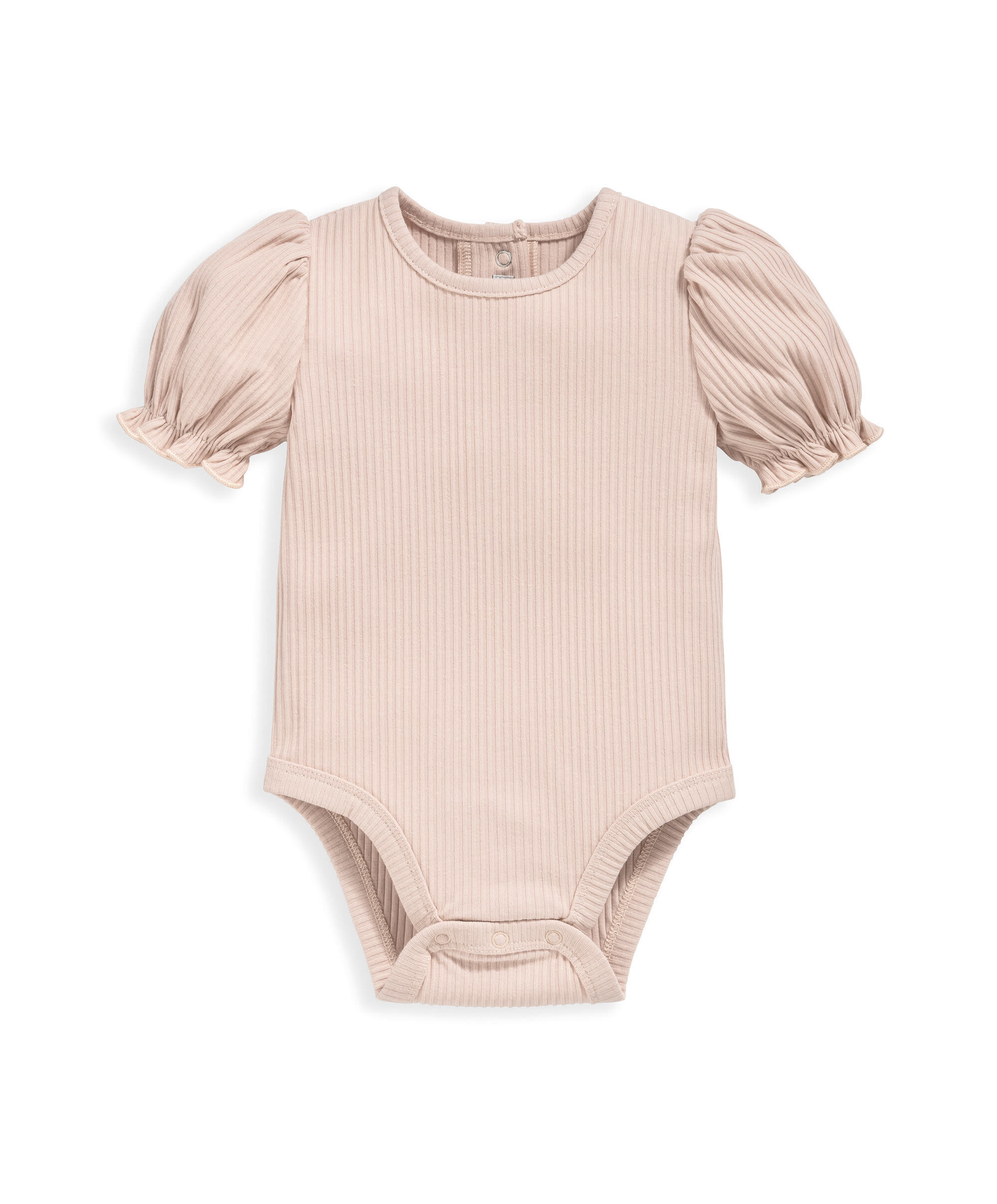 Pink Short Sleeve Bodysuit image number 2