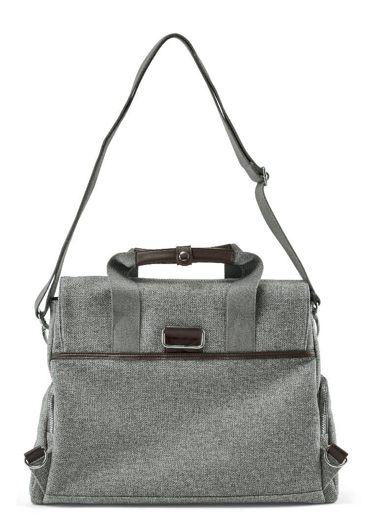 Buy Bowling Style Changing Bag Woven Grey Changing Bags