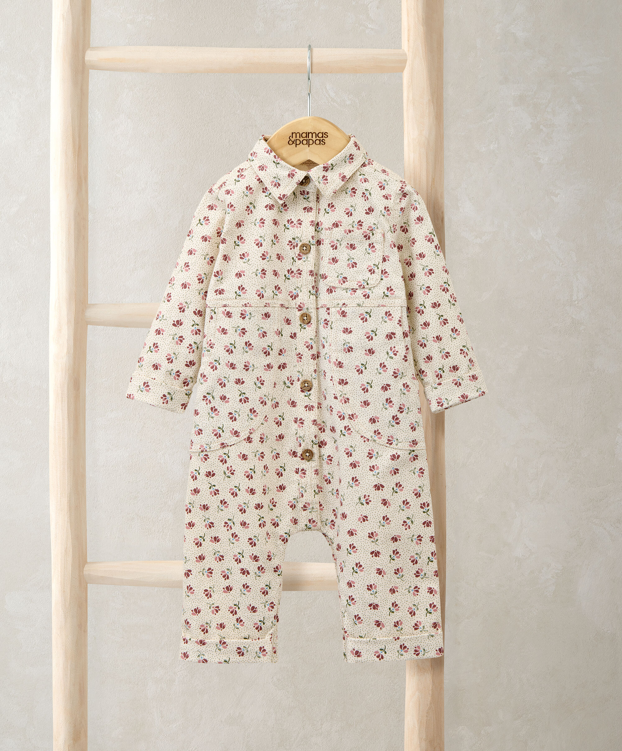 Print Twill Boiler Suit image number 1