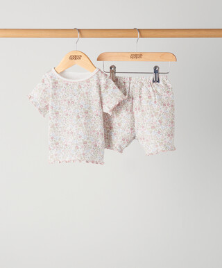 Girls Ditsy Floral Short Pyjamas