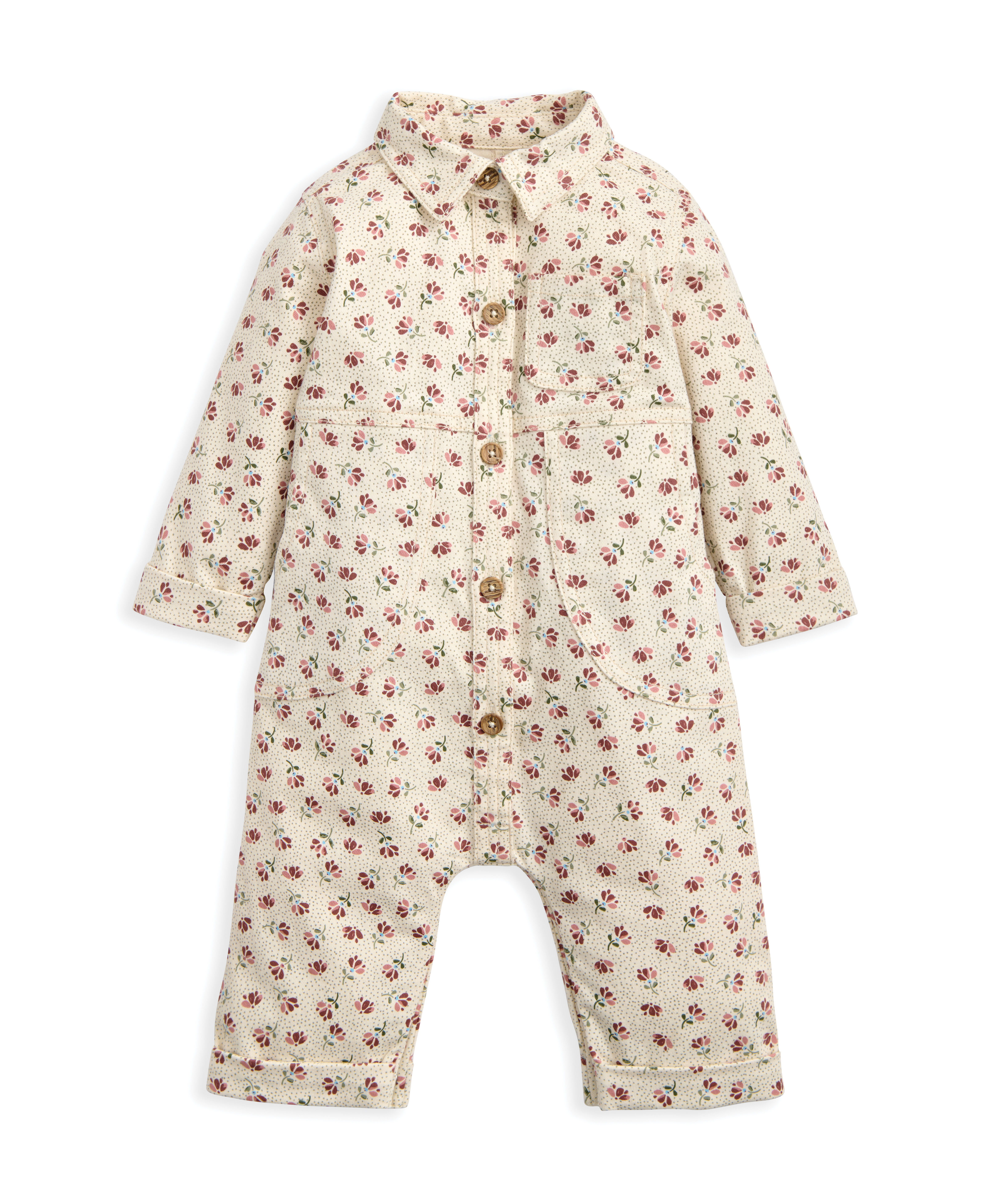 Print Twill Boiler Suit image number 2