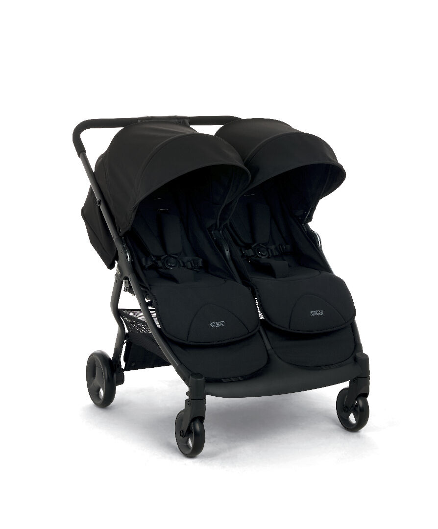 Armadillo Twin Folding Pushchair - Black image number 2