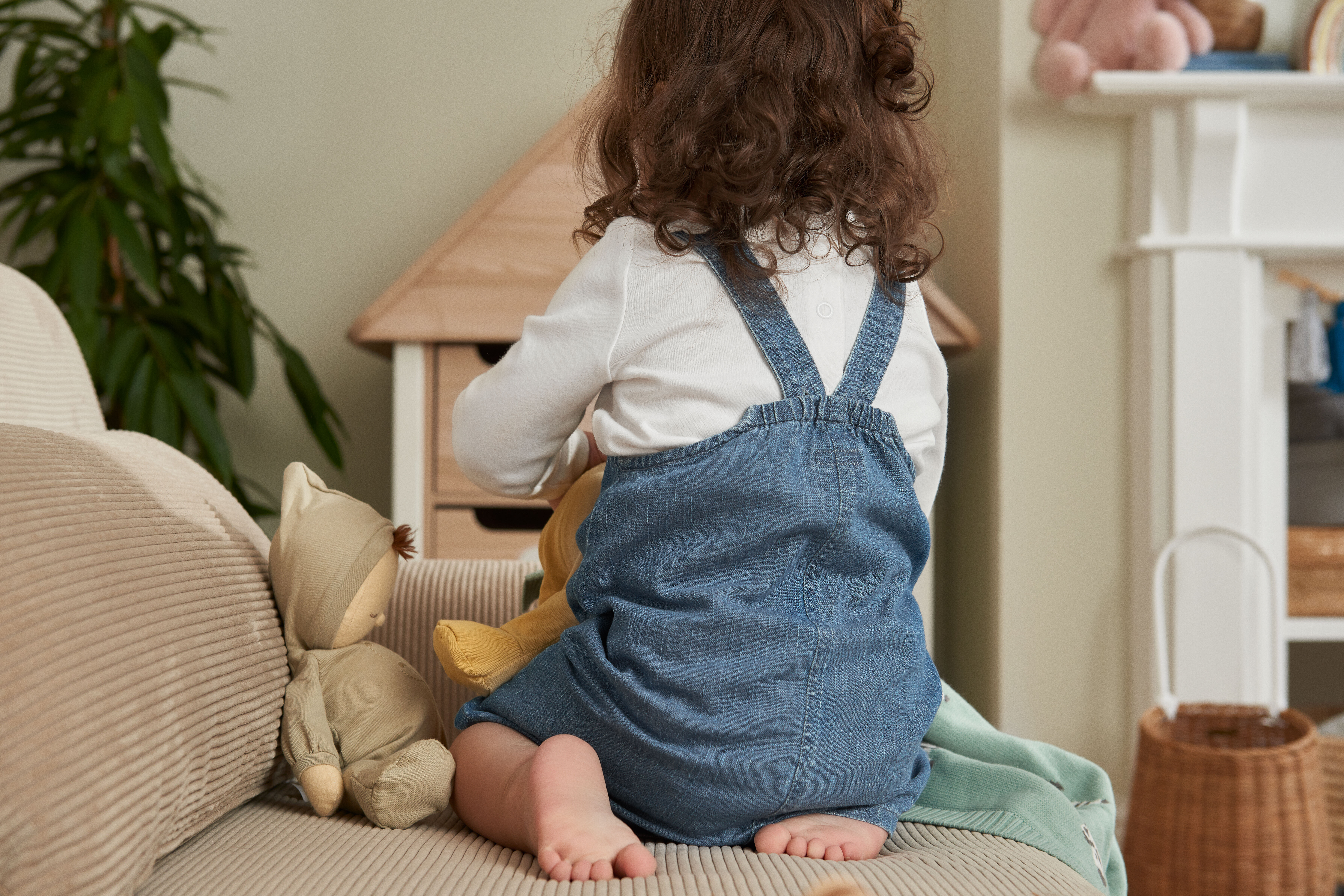 Denim Pinny Dress image number 5