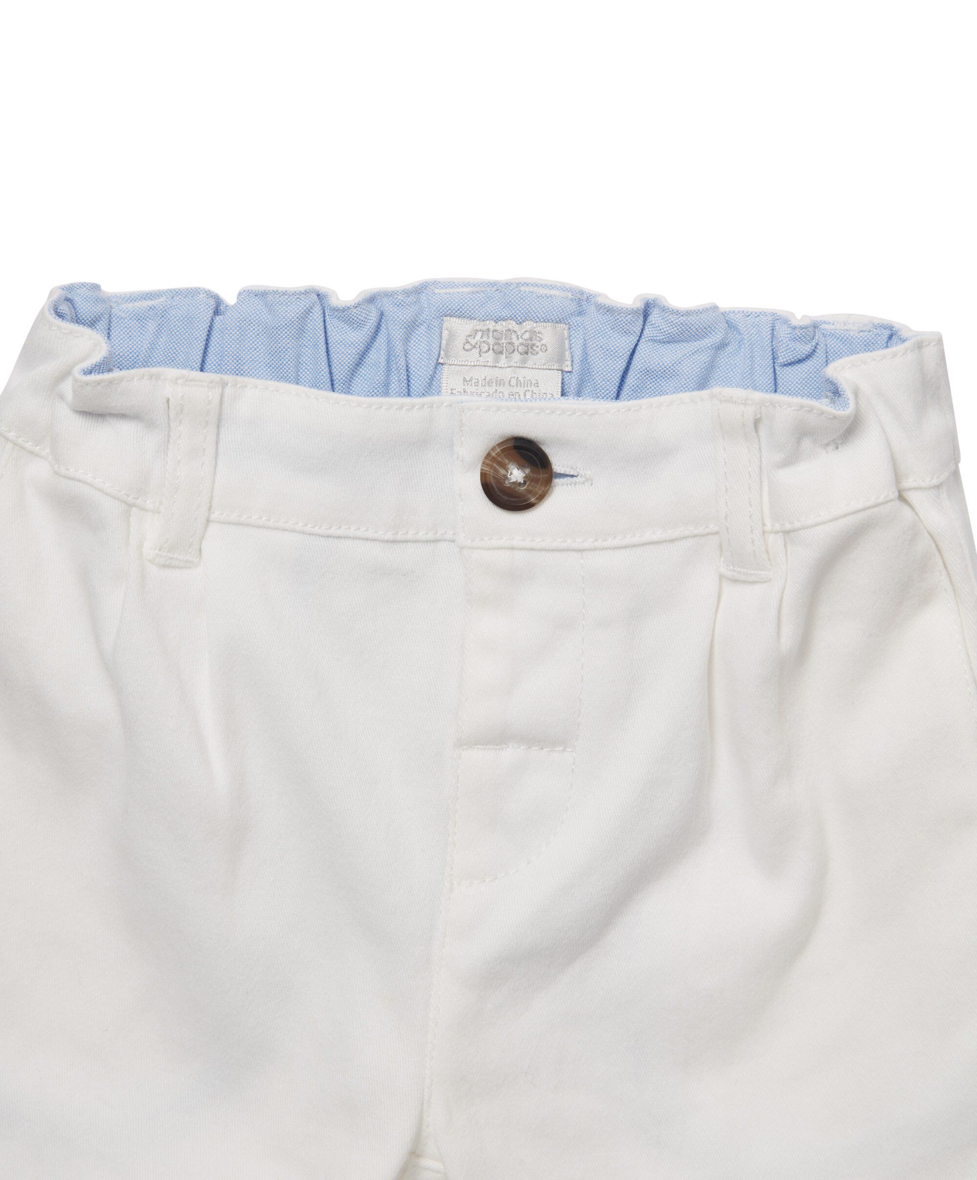 White Chino Shorts image number 3