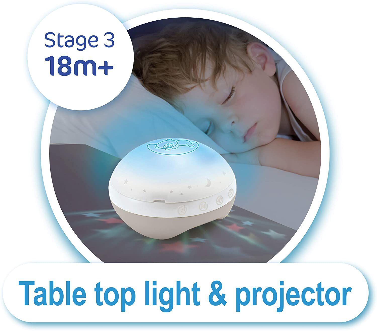 INFANTINO 3 IN 1 PROJECTOR MUSICAL MOBILE (ECRU) image number 4