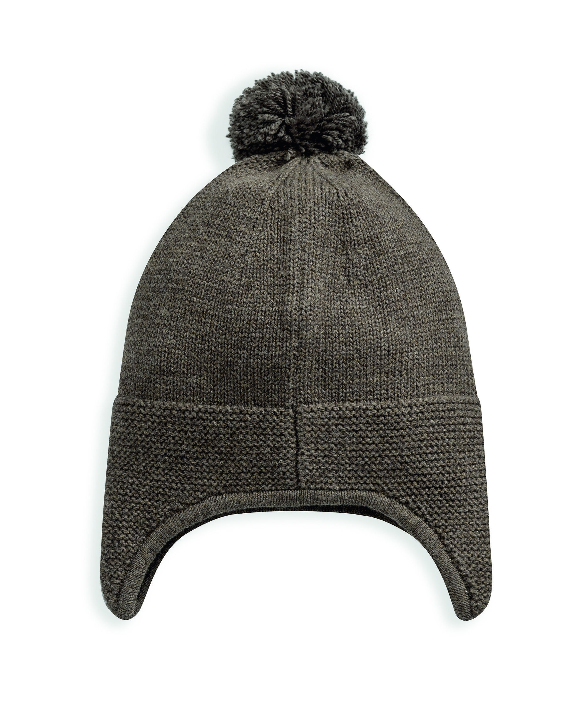 Chocolate Pom Knitted Hat image number 1