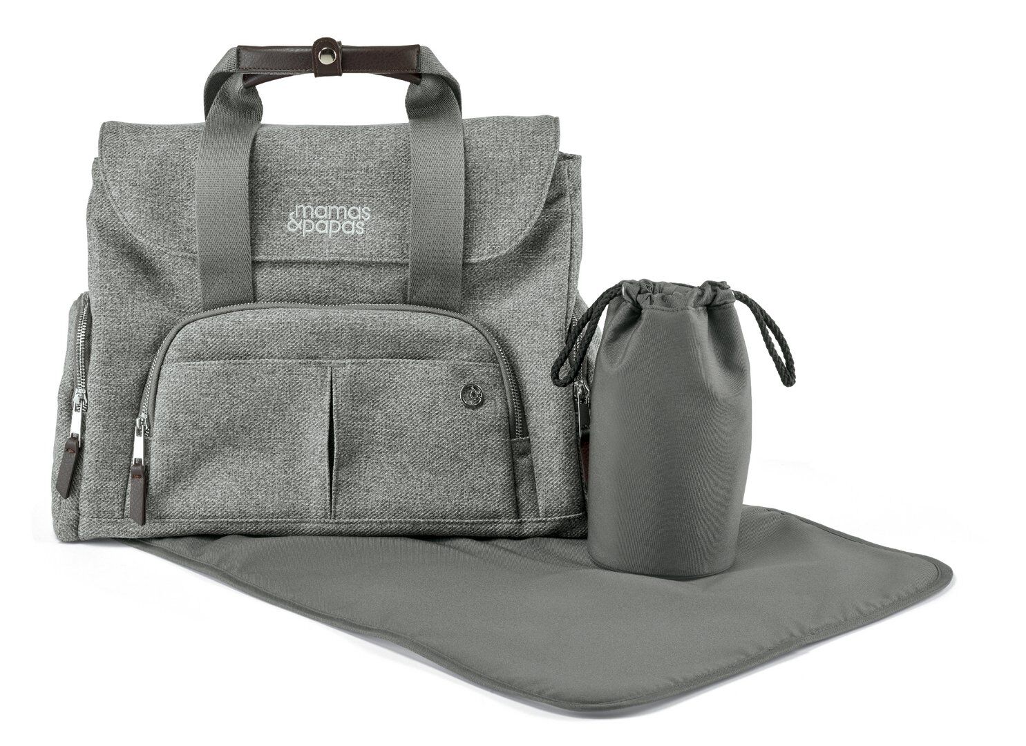 Mamas and papas changing bag discount grey twill