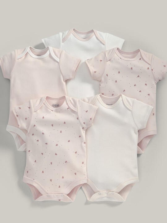 5 pack Sleeveless Bodysuits Pink image number 1