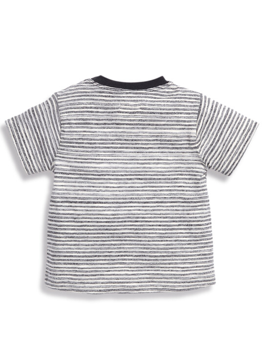 Grey Printed T-Shirt image number 4