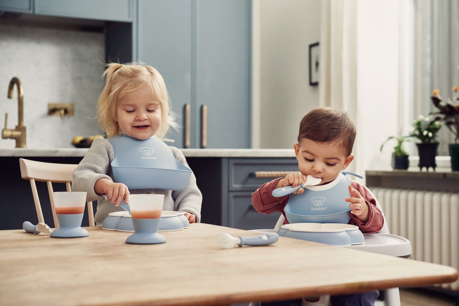 Babybjorn baby feeding set sales