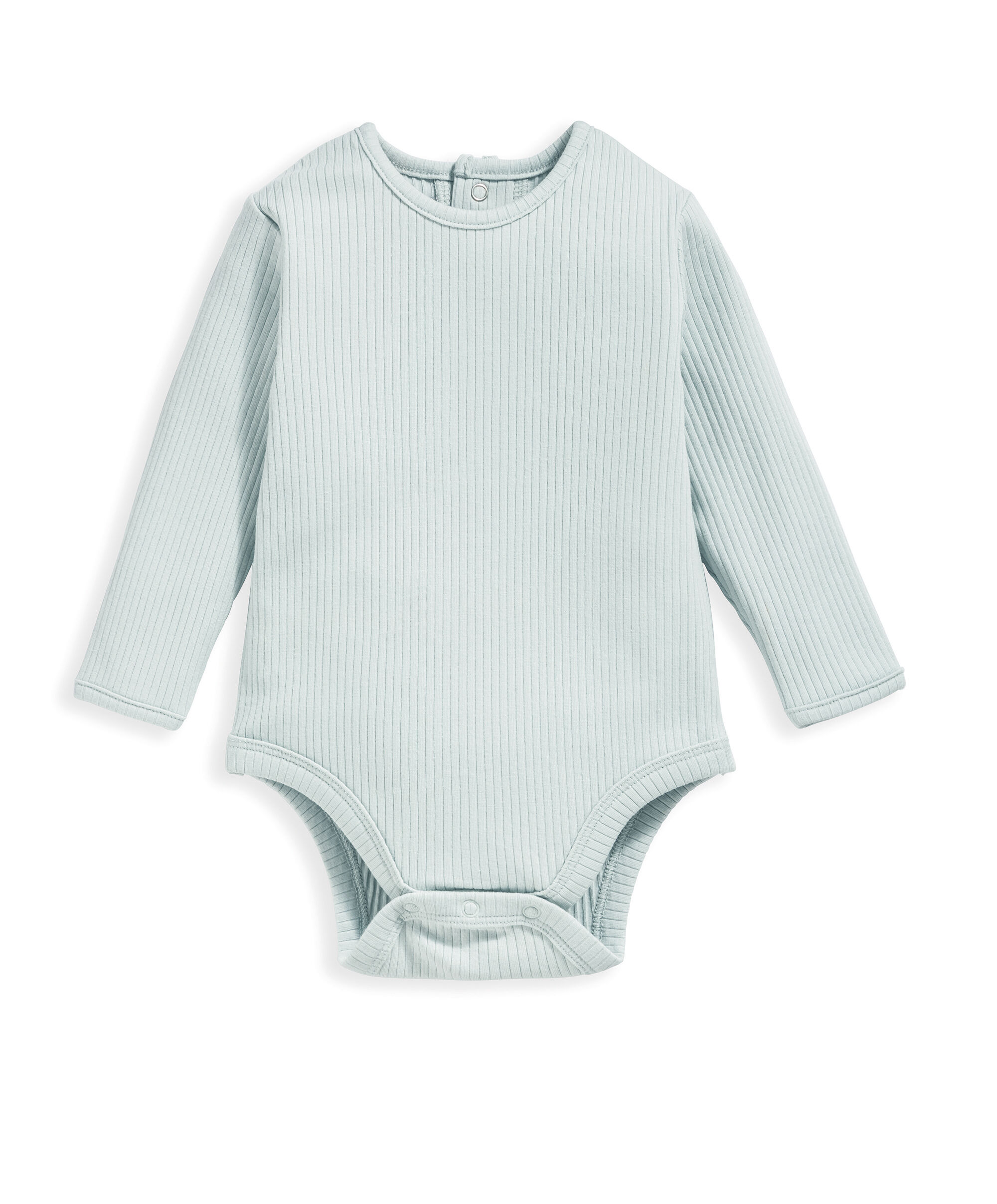Basics Blue Rib Bodysuit image number 2