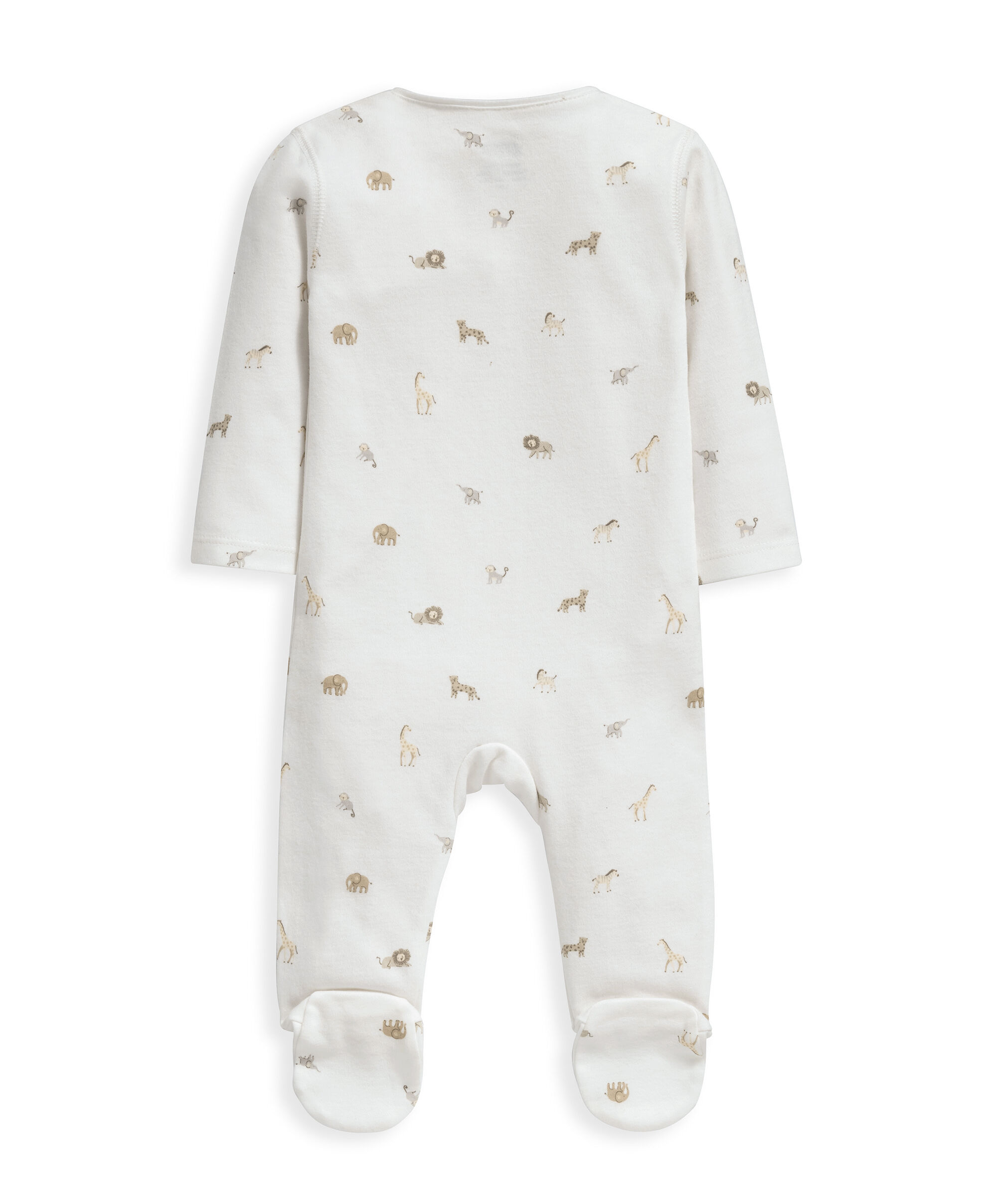 Buy Safari Print Asymmetric Zip All In One - Sleepsuit