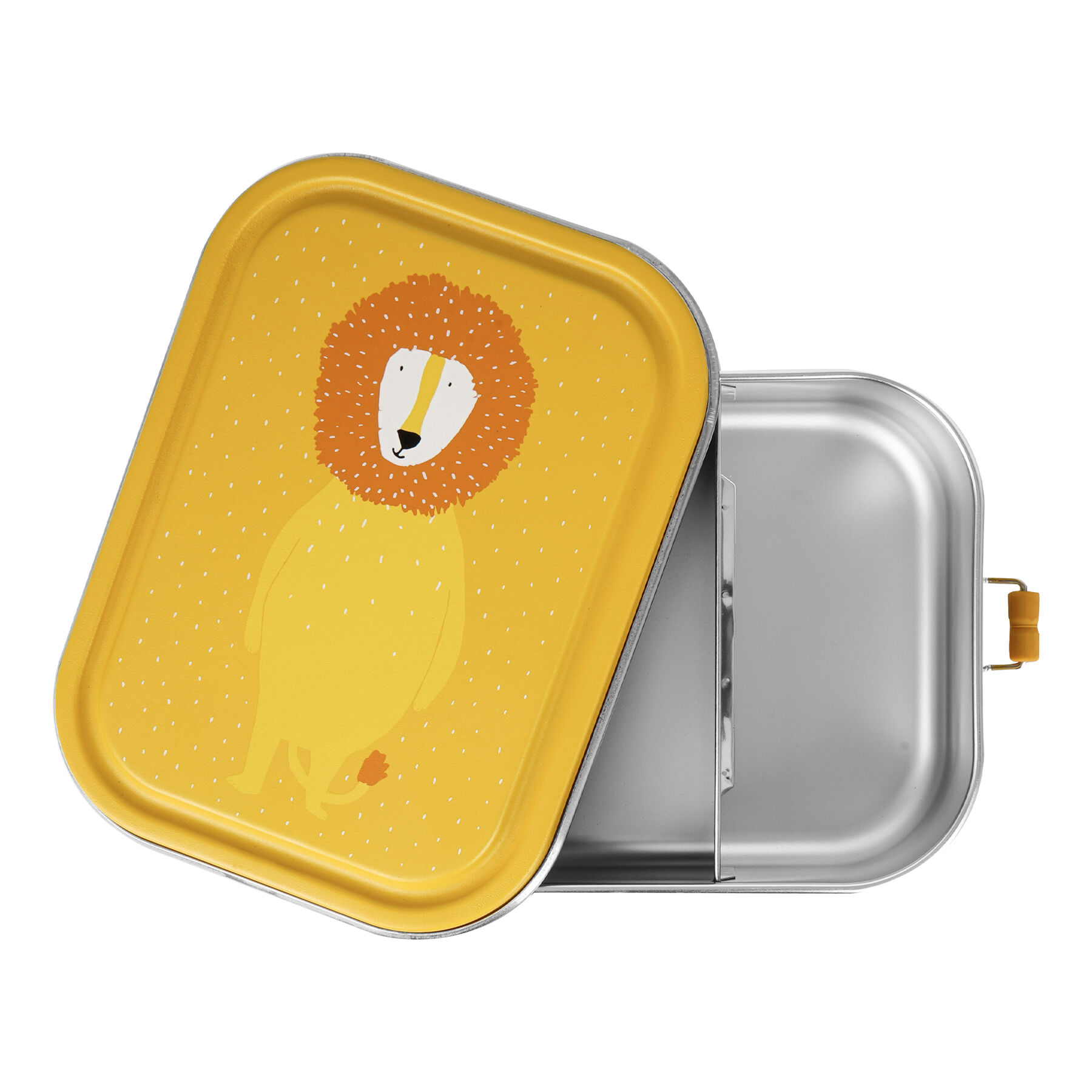 Trixie Lunch Box Large Mr. Lion Stainless Steel - Yellow image number 3