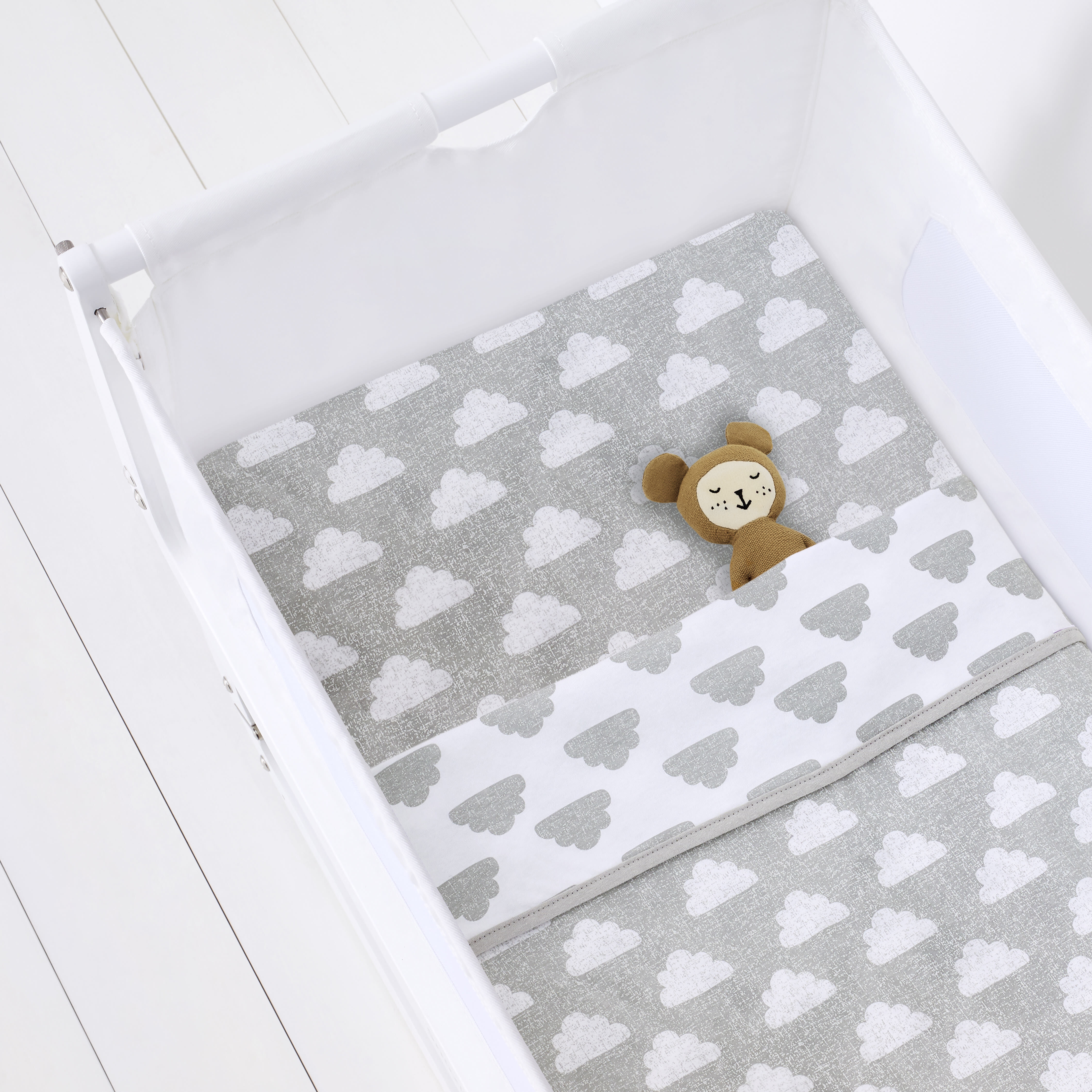 Snuz 3pc Crib Bedding Set &ndash; Cloud Nine image number 5