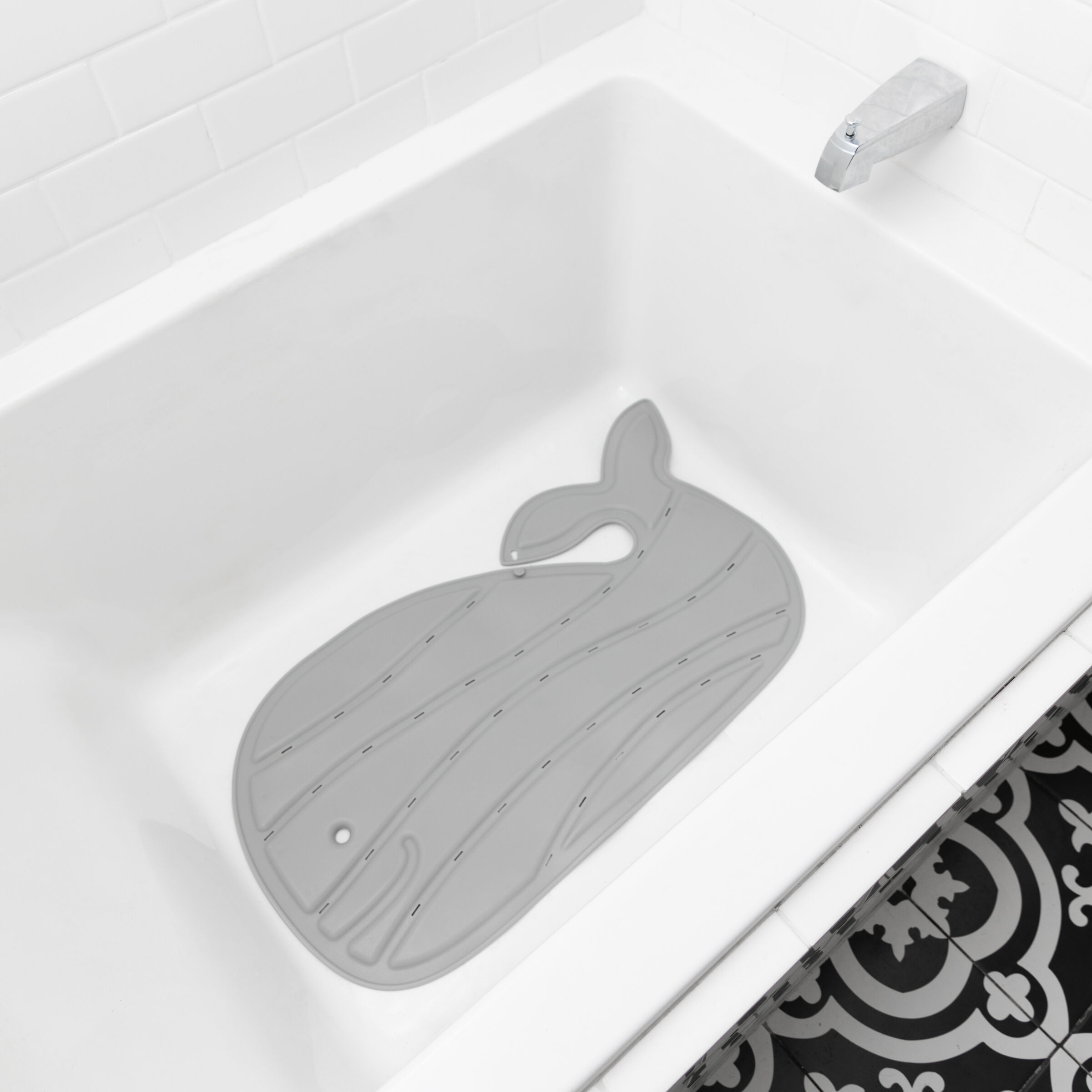 Skip Hop Moby Bath Mat Grey image number 2