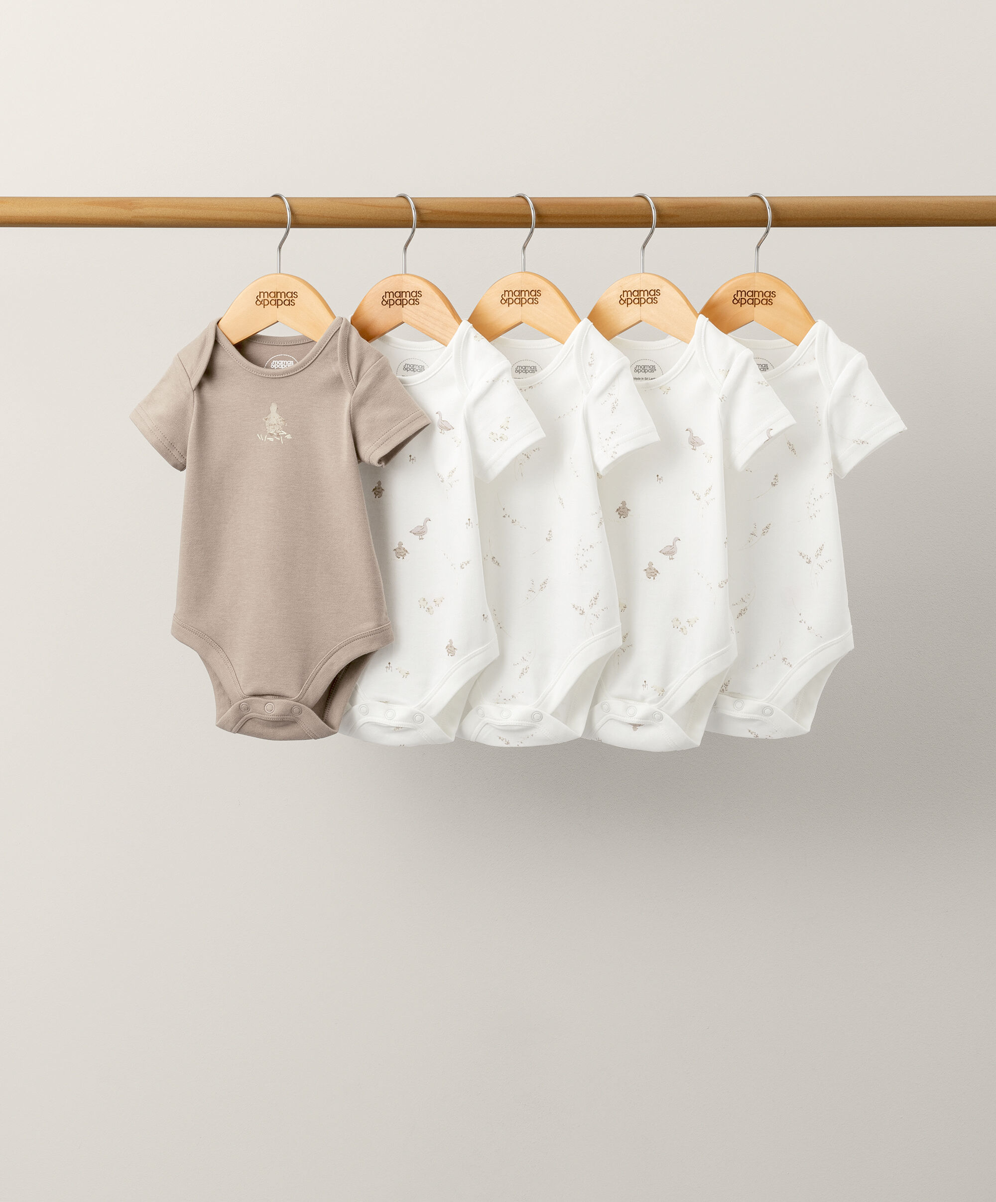 Down By The Lake Bodysuits (5 pack) - Neutral image number 1