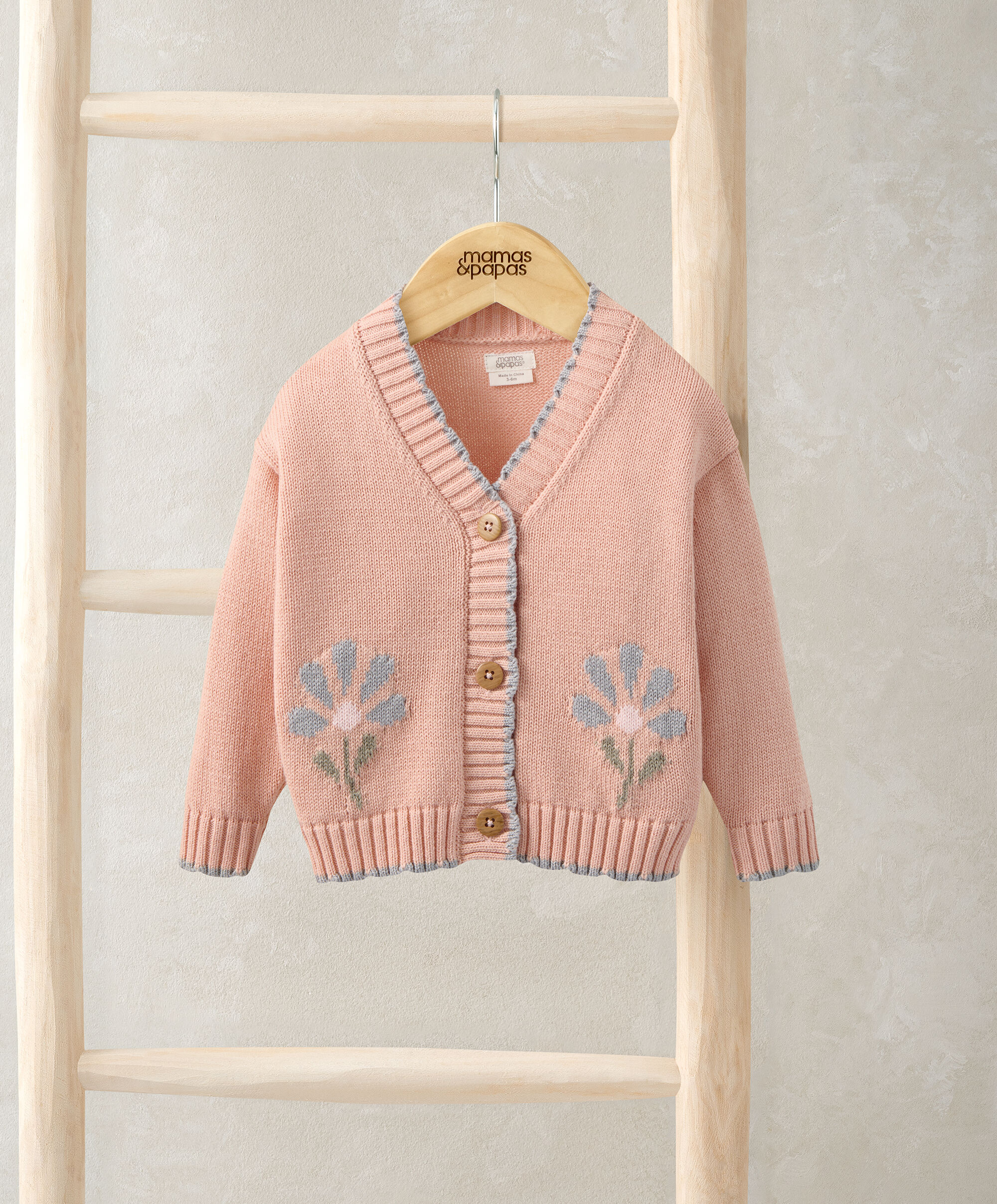 Flower Scallop Cardigan image number 1