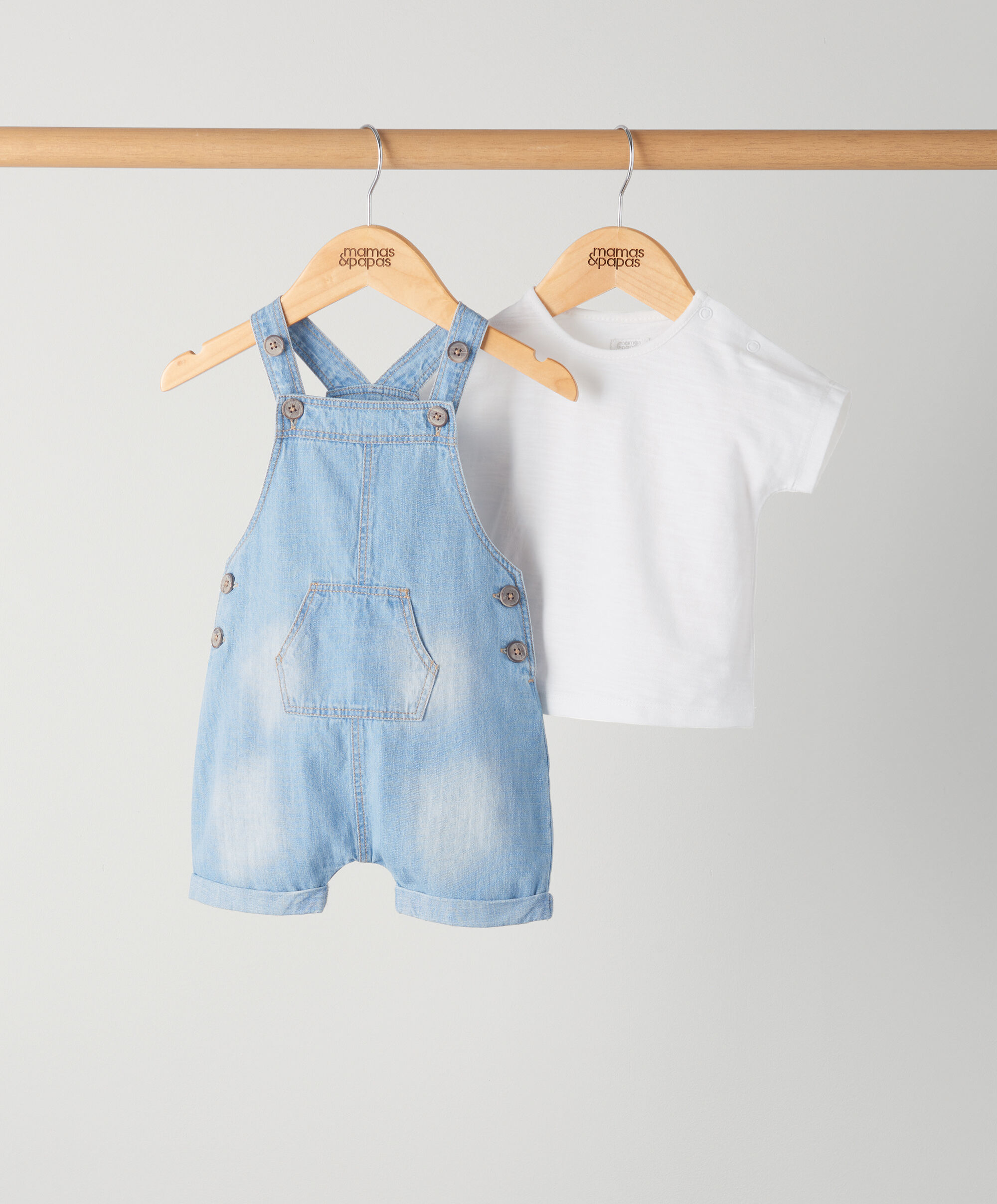 Denim Dungaree Set - 2 Piece Set