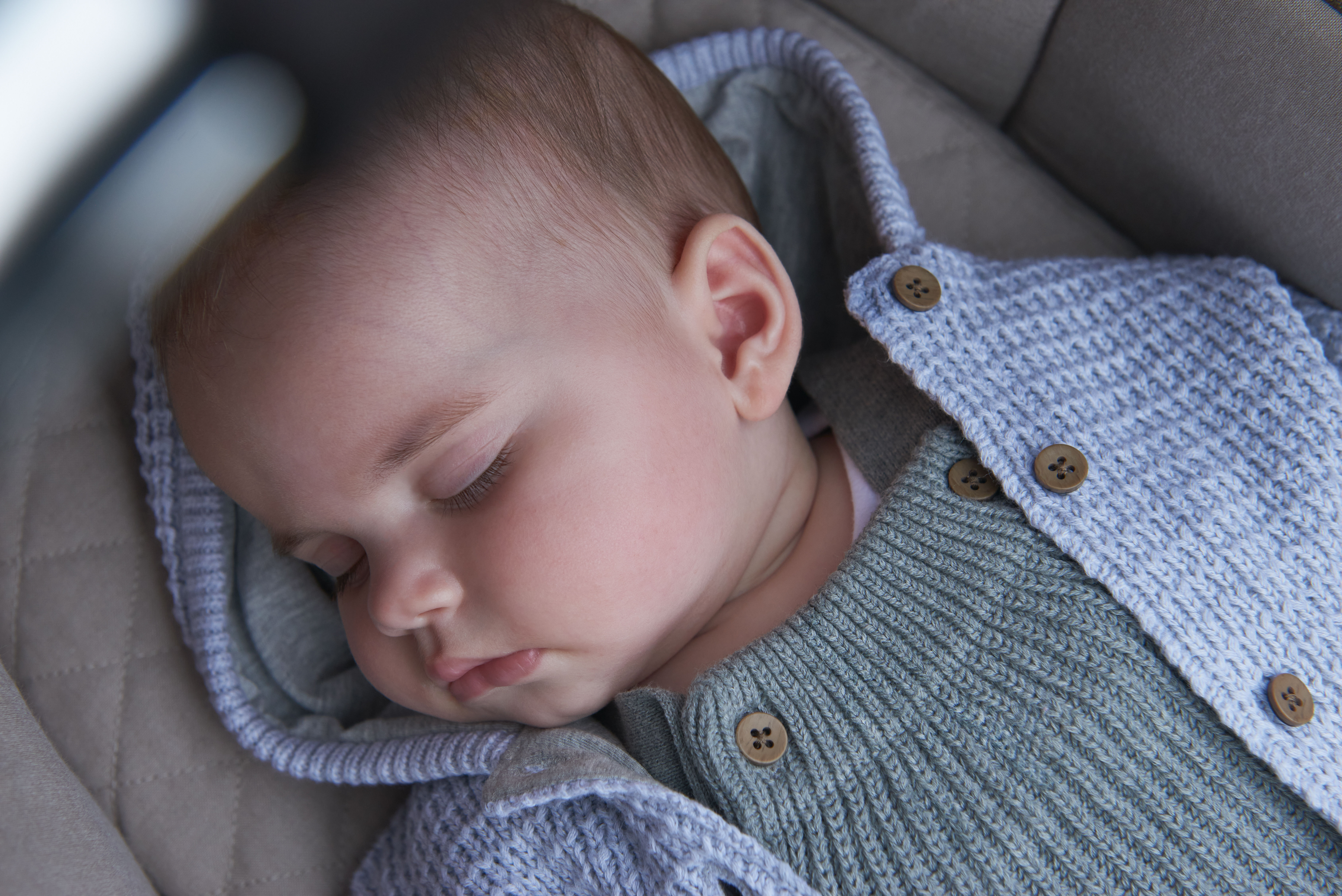 Grey Knitted Cardigan image number 5