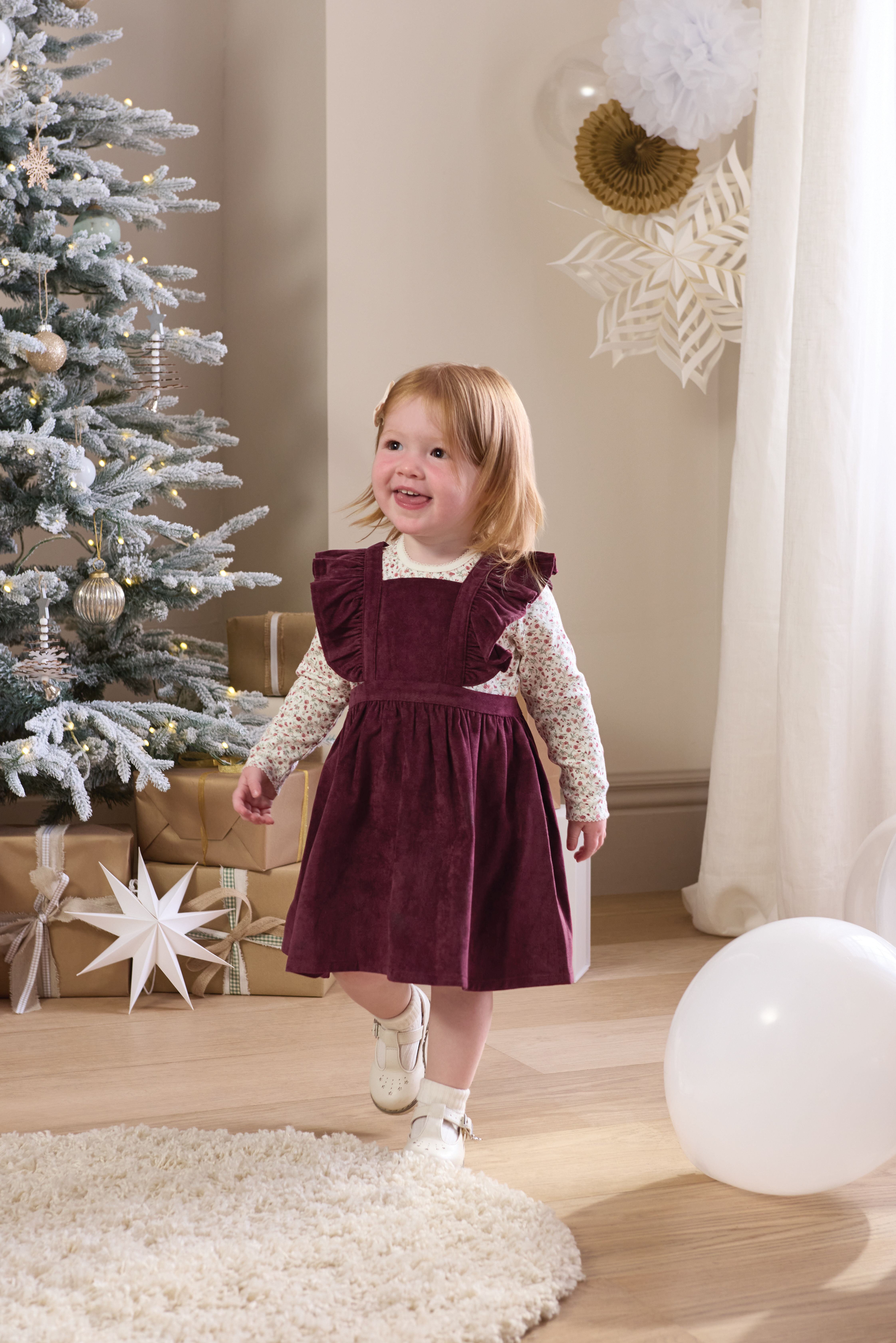 Floral pinafore dress new arrivals