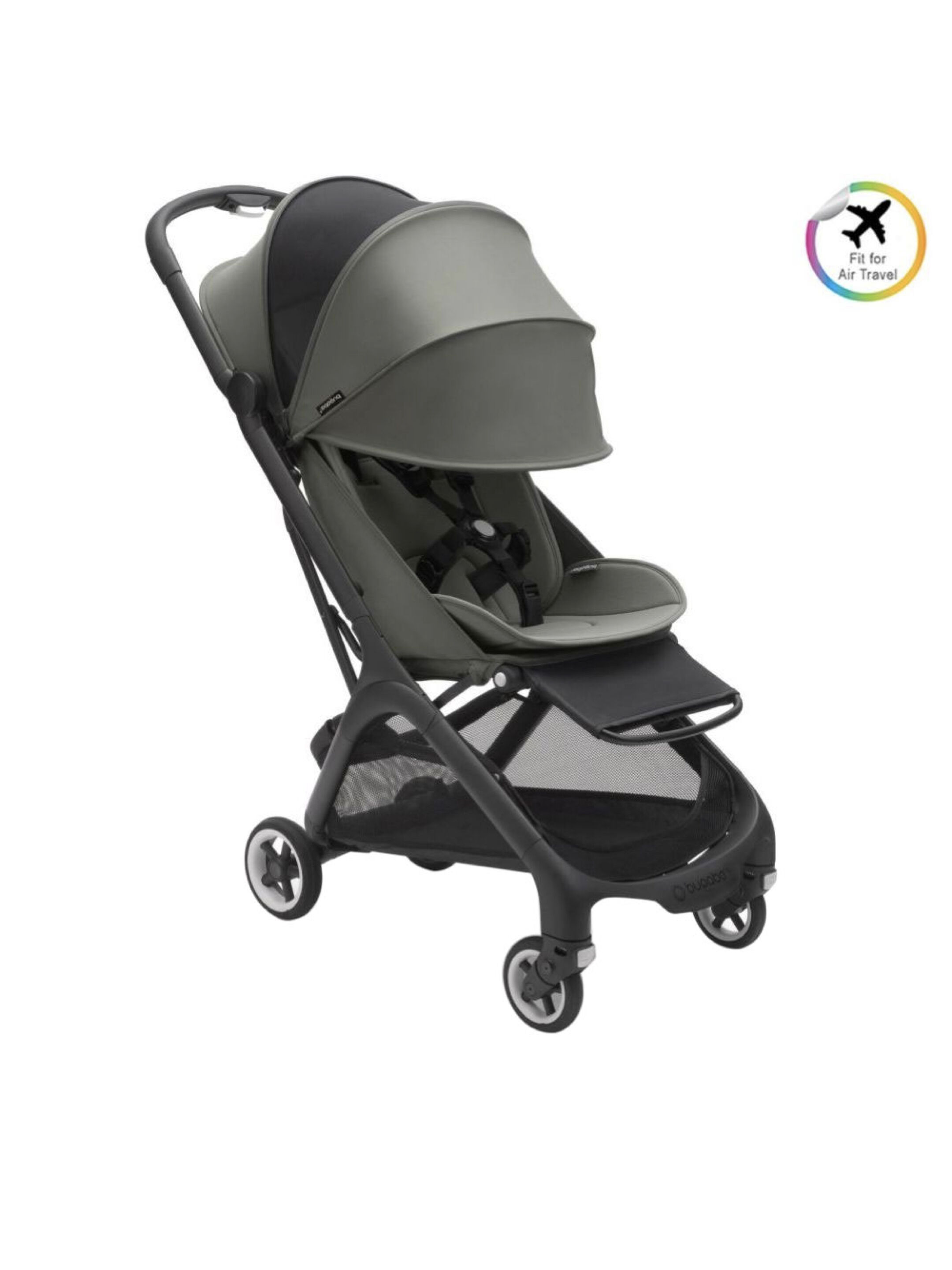 Bugaboo - Butterfly Complete Stroller - Black/Forest Green image number 3