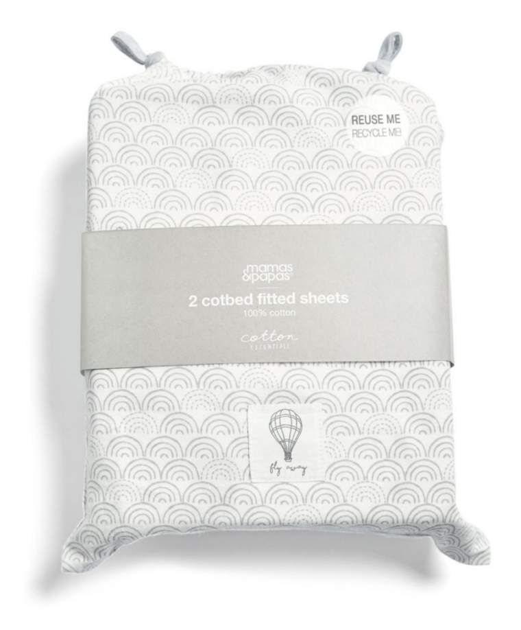 Mamas and papas cot bed fitted sheets deals