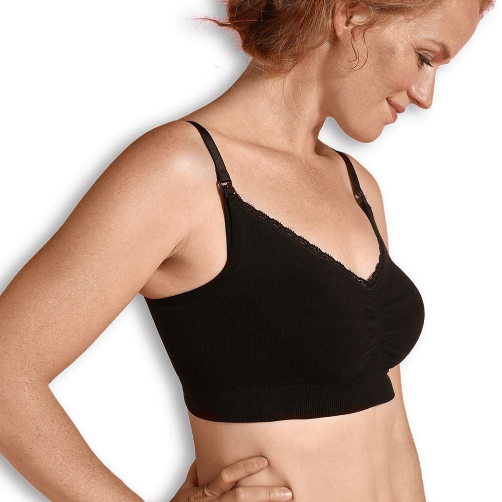 Cariwell Cariwell Organic Maternity & Nursing Bra-M Black image number 1