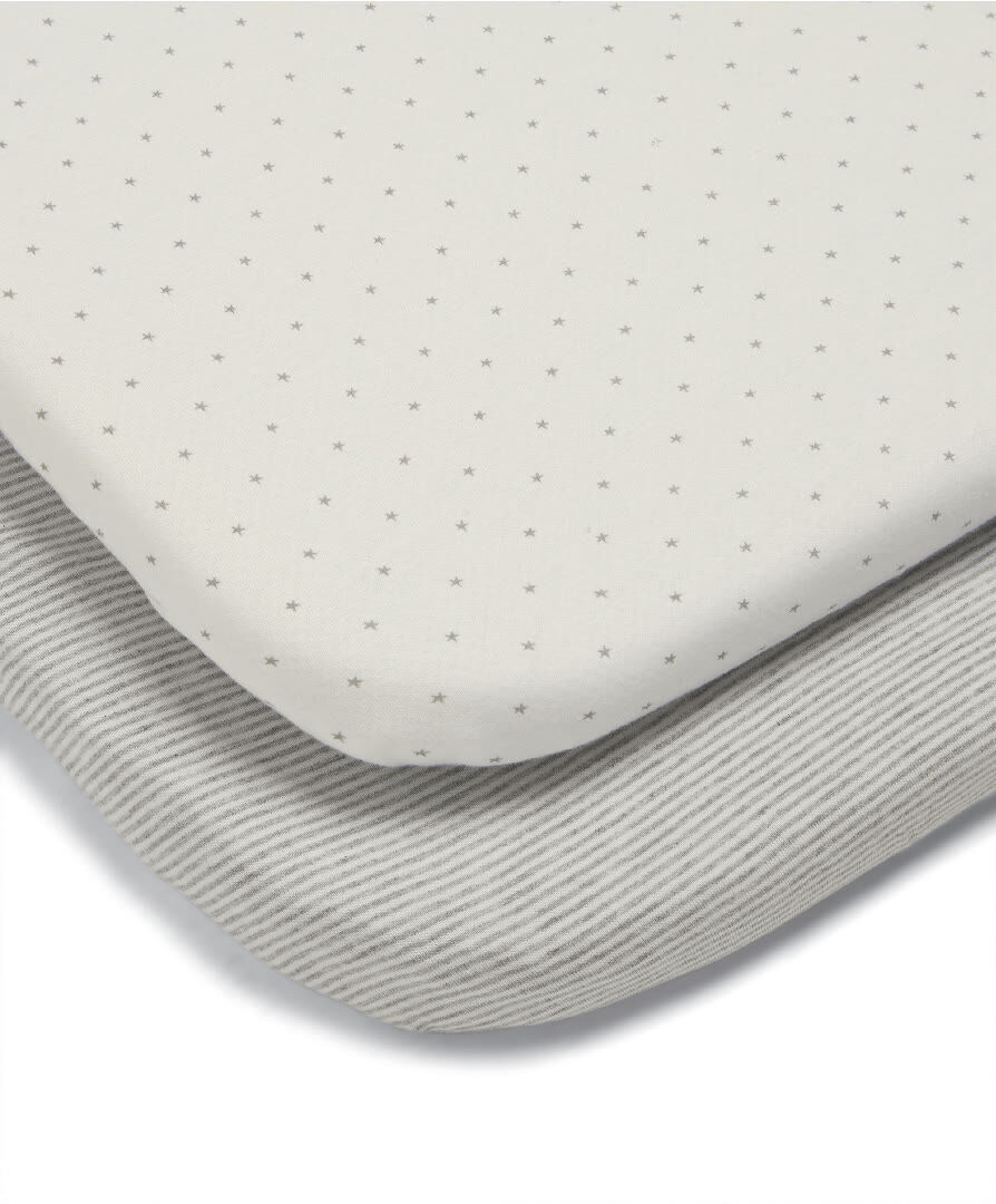 Grey Star Universal Crib Sheets - 2 Pack image number 1