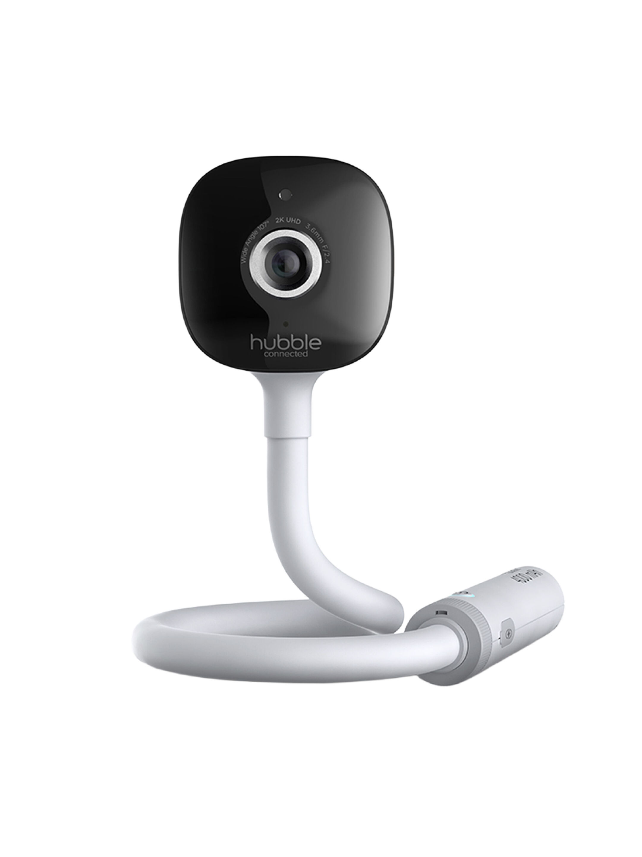Hubble AI Go Baby Pro Battery Cam 5.0&rdquo; Connected Video Baby Monitor - White image number 2