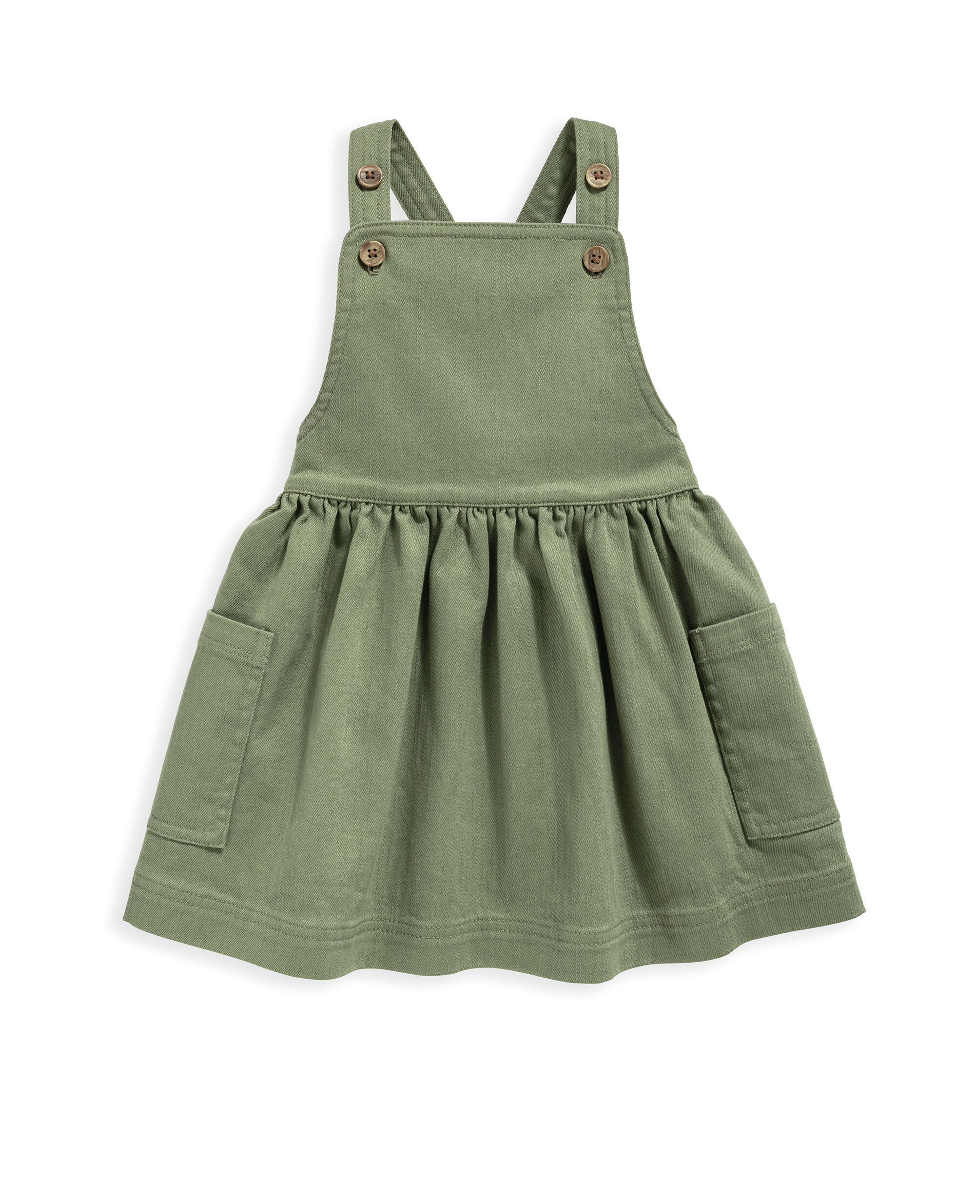 Khaki Pinny Dress image number 2