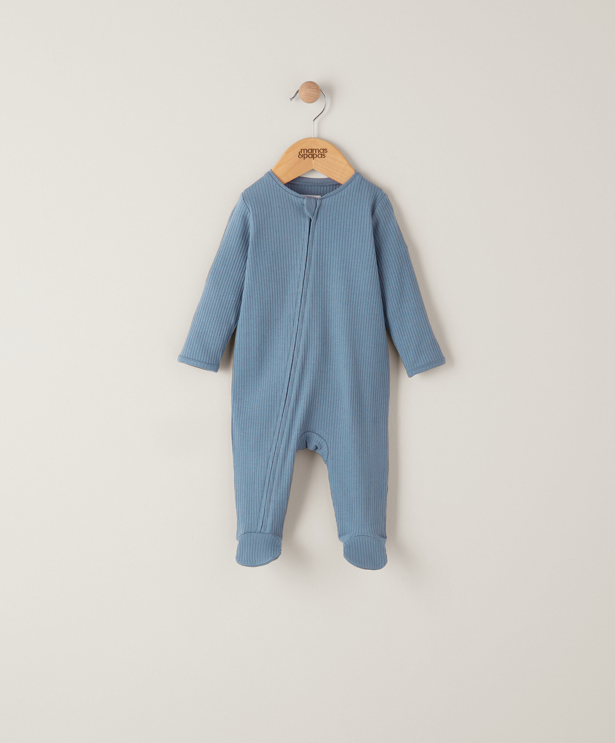 Petrol Blue Basic Zip All In One image number 1