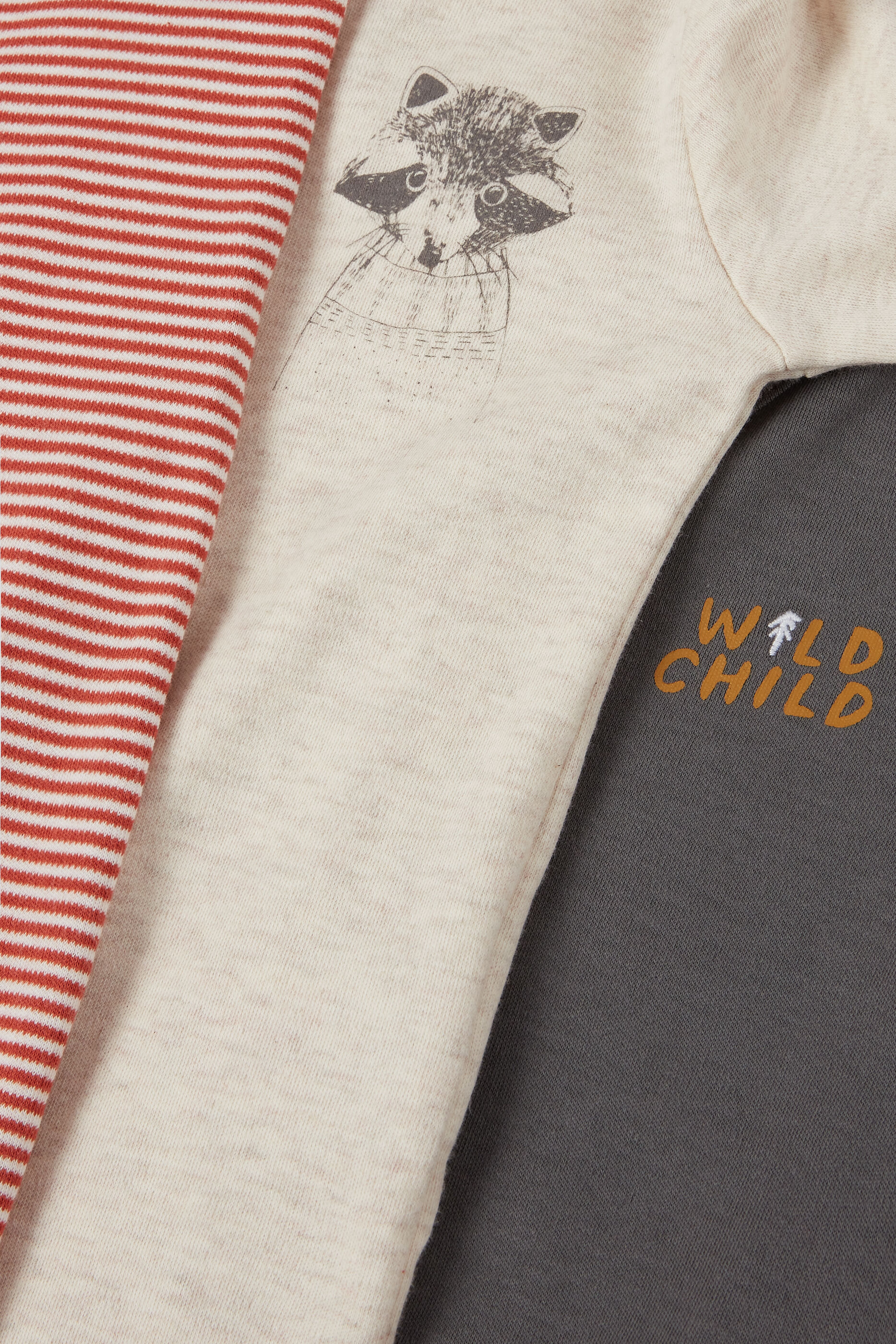 Wild Sleepsuits 3 Pack image number 3