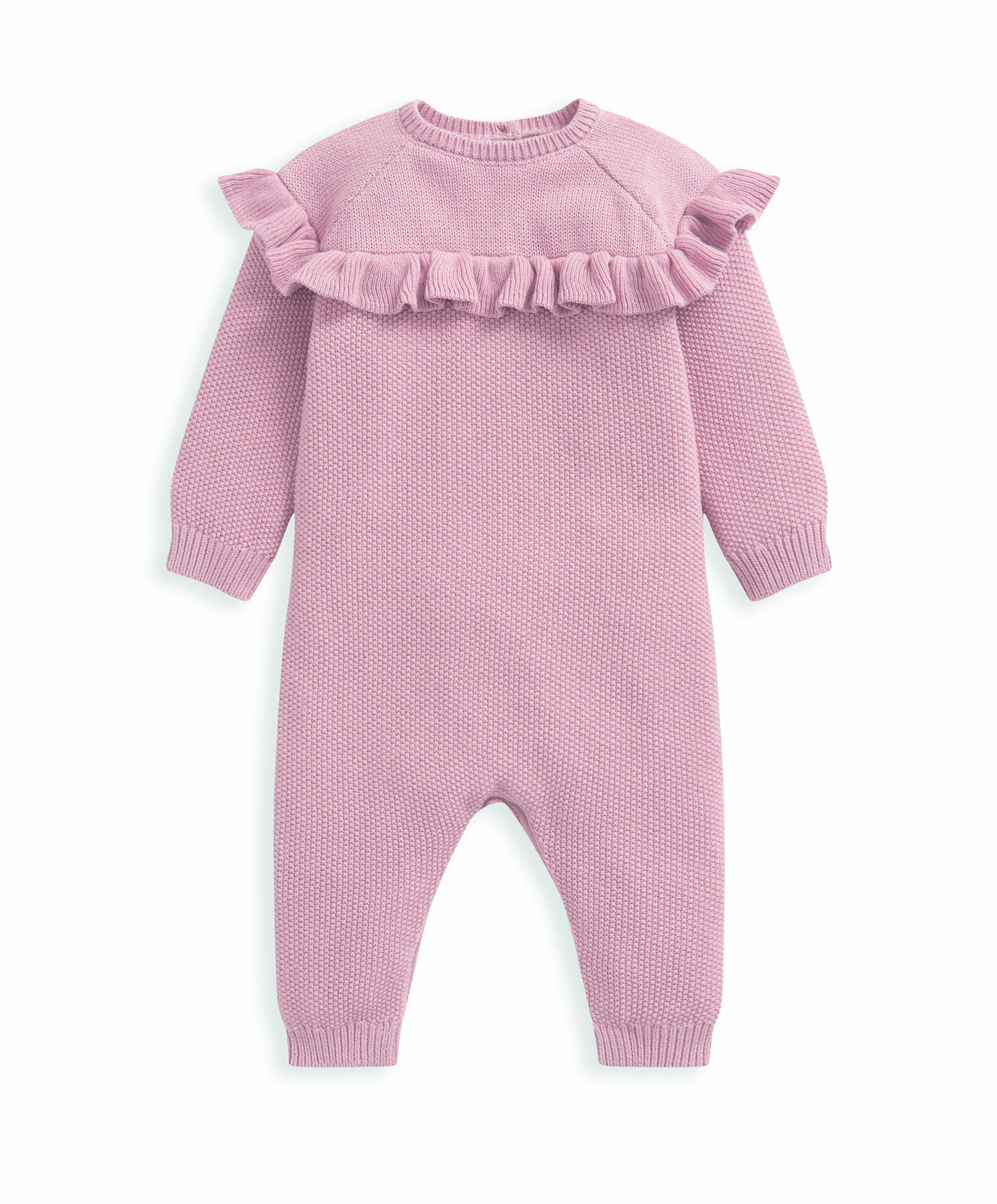Frill Detail Knitted Romper image number 2