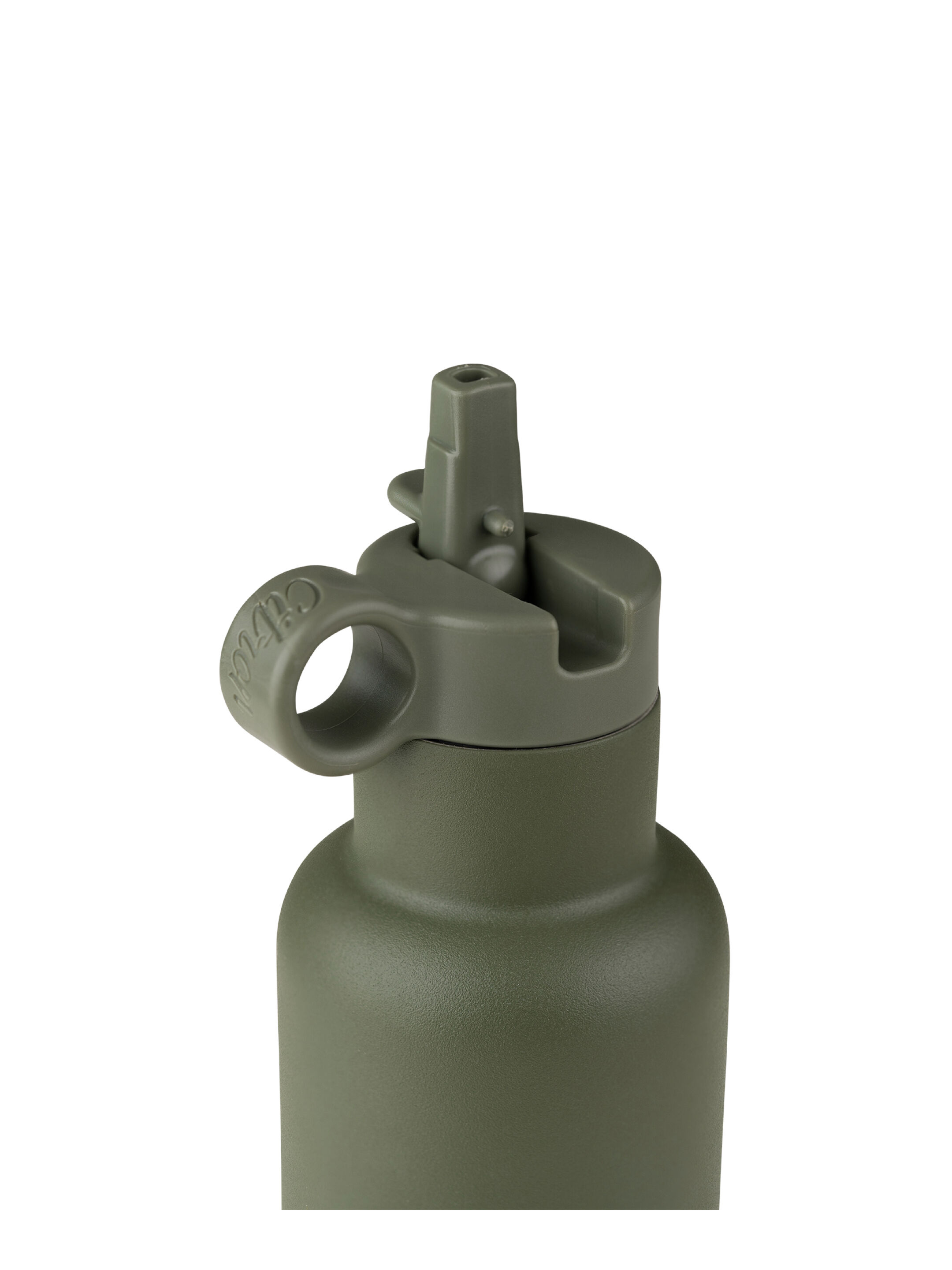 Stainless Steel Water Bottle 350ml - Olive Green image number 2