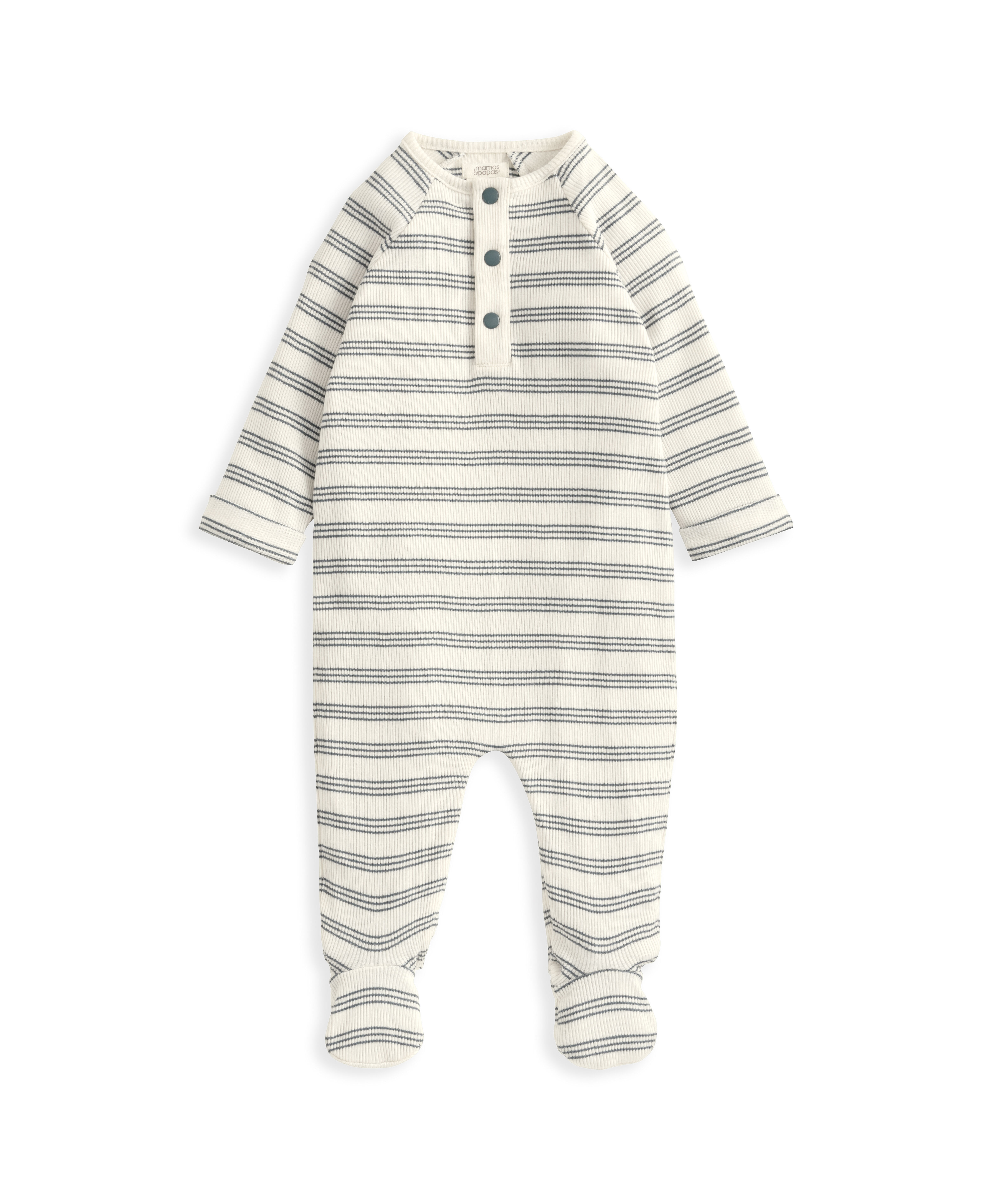 Ribbed Stripe All-In-One image number 2