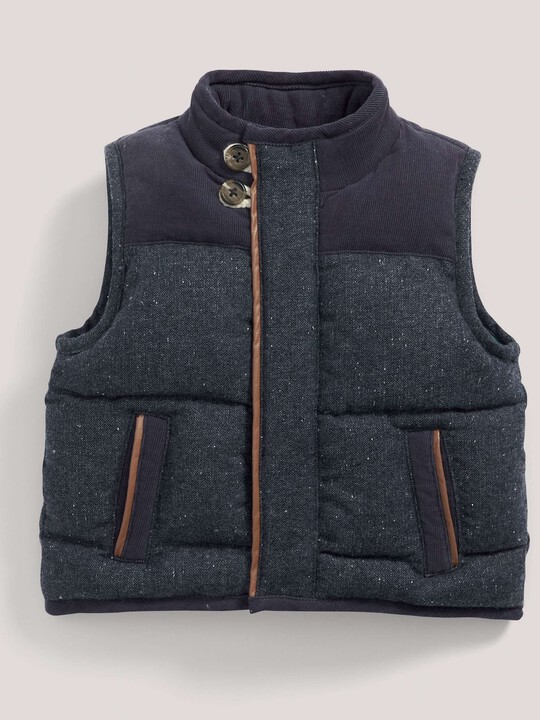 Cord & Checked Gilet image number 1