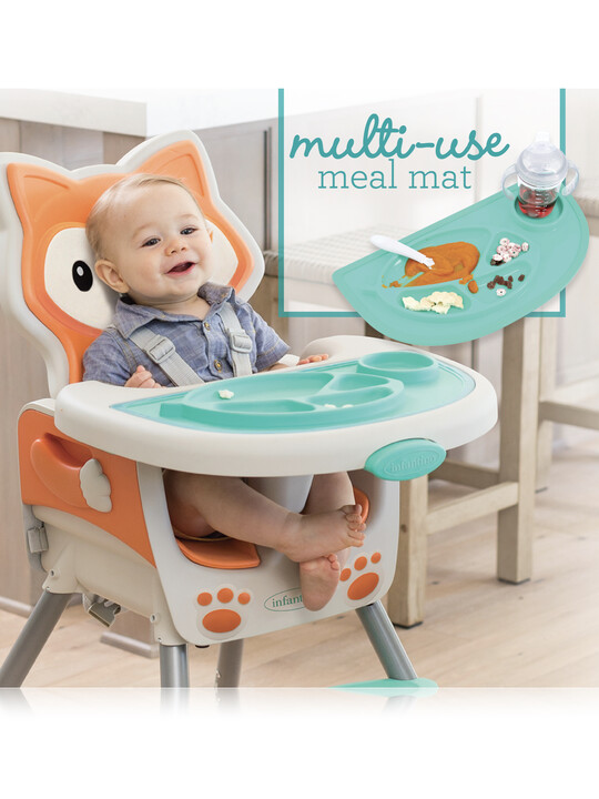 Buy Infantino Grow With Me 4 In 1 Convertible Height Chair Orange Fox Baby High Chairs Mamas Papas Qatar
