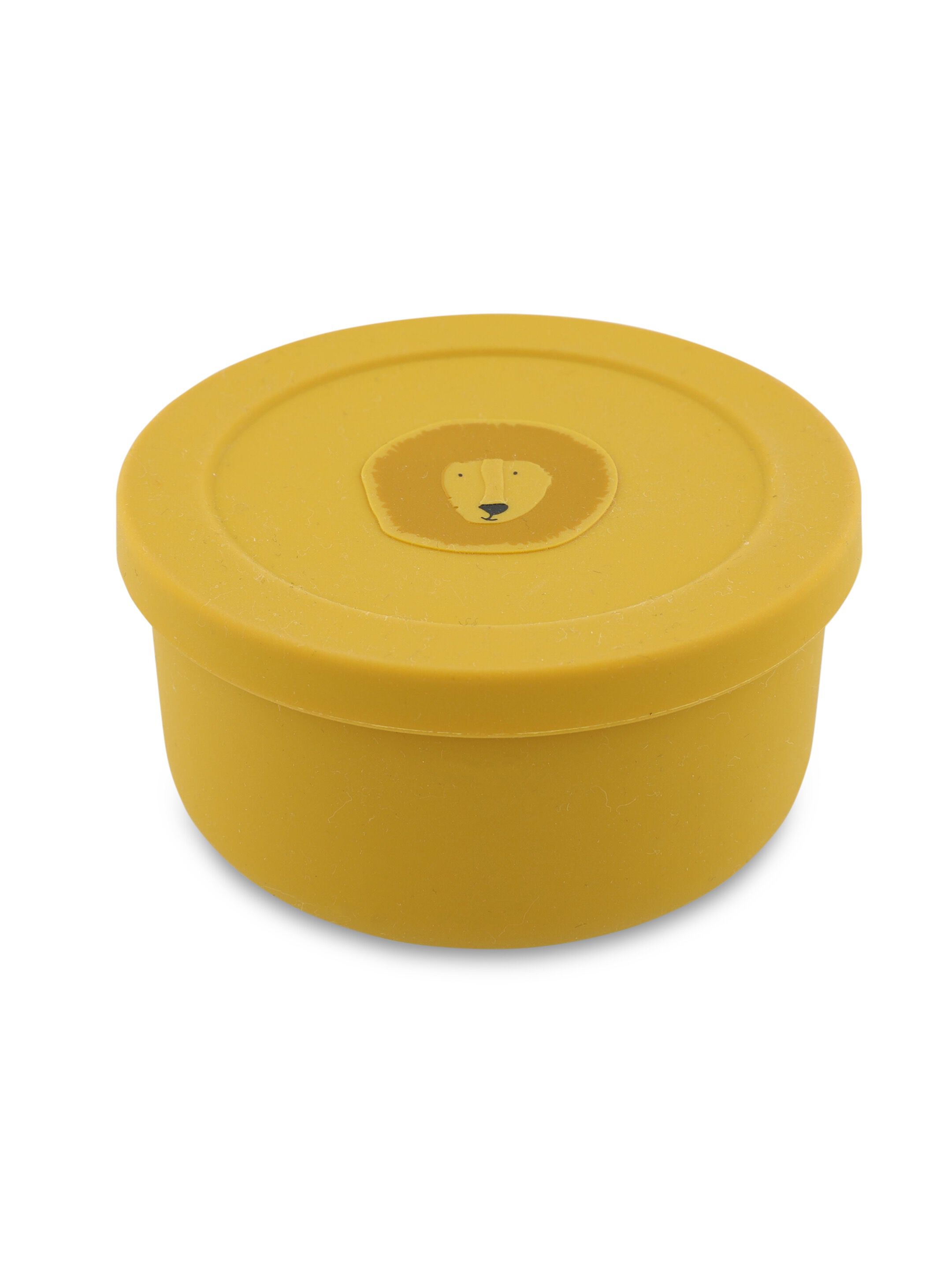 Trixie Silicone Snack Box with Lid Mr. Lion - Yellow image number 1